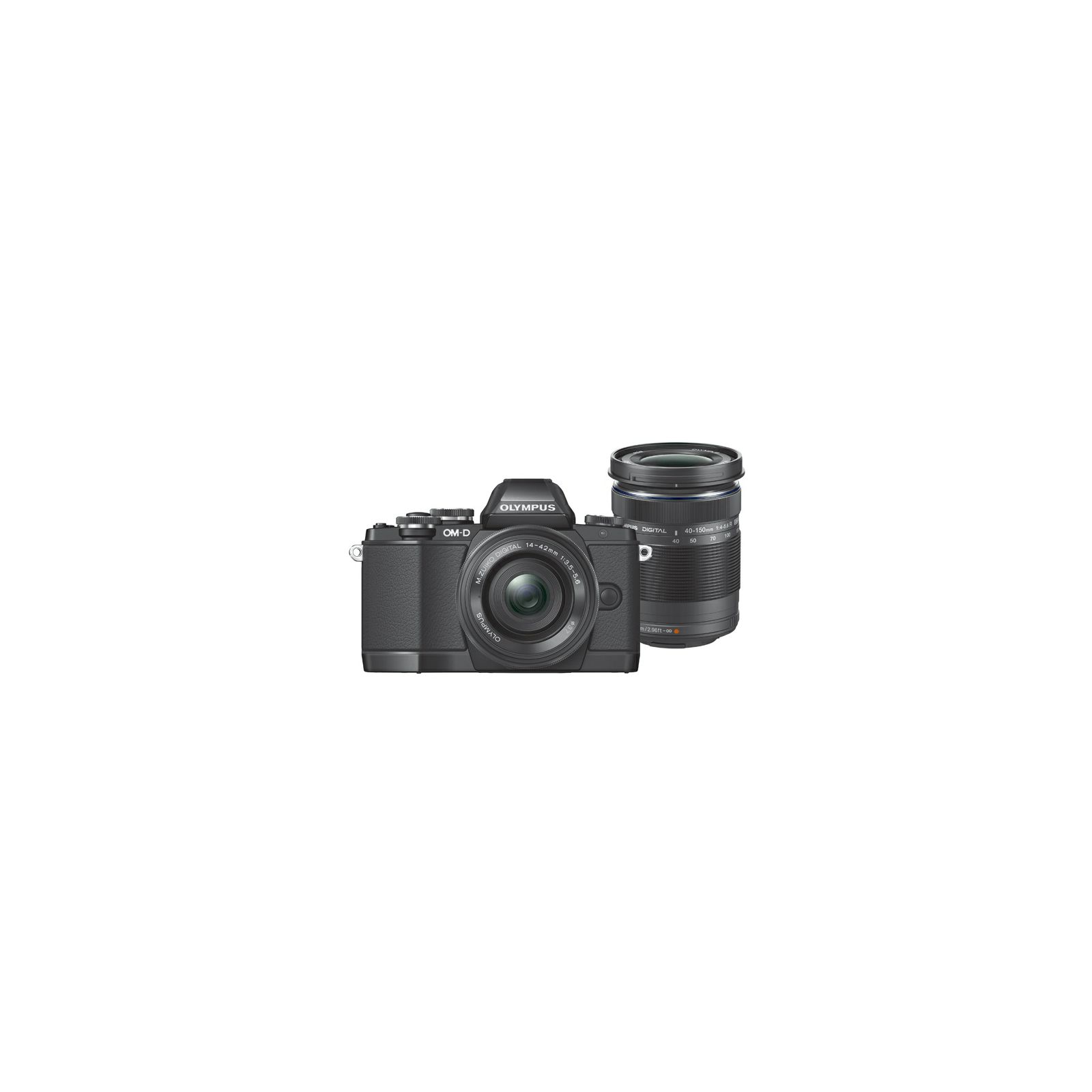 Olympus E-M10 body black + EZ-M1442 IIR black + EZ-M4015 R black incl. Charger & Battery Micro Four Thirds MFT - OM-D Camera digitalni fotoaparat V207021BE020