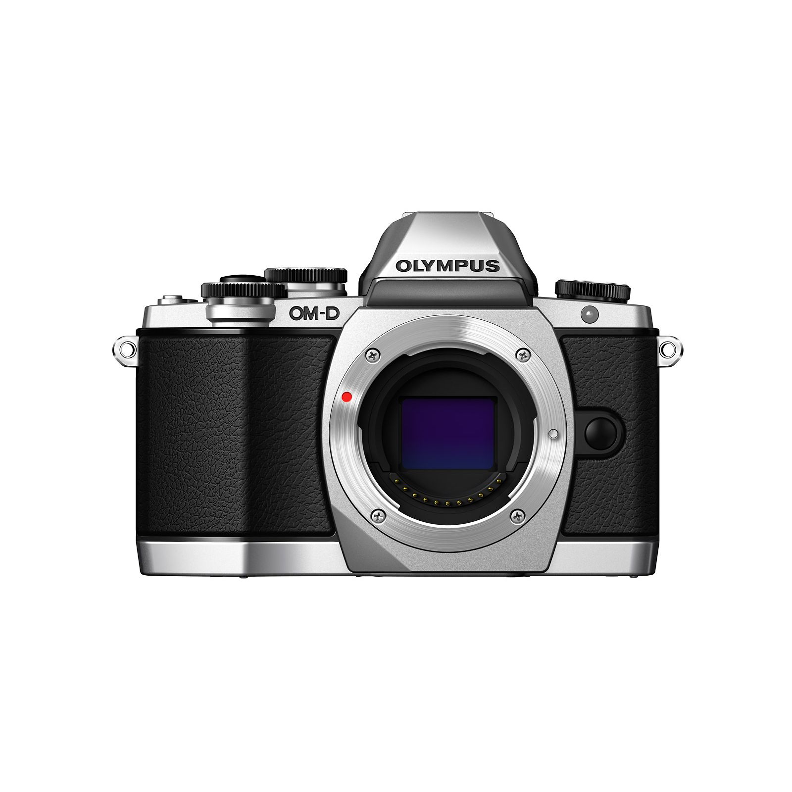 Olympus E-M10 body silver + EZ-M1442 IIR black + EZ-M4015 R black incl. Charger & Battery Micro Four Thirds MFT - OM-D Camera digitalni fotoaparat V207021SE010