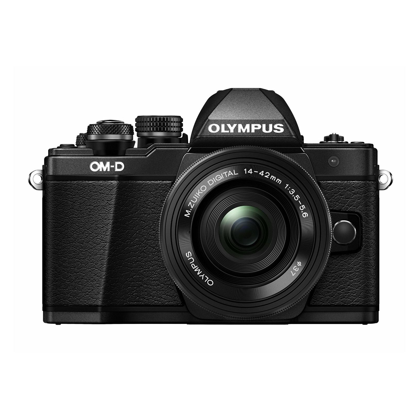 Olympus E-M10 II +14-42 EZ Black crni E-M10II Pancake Zoom Kit blk/blk 14-42mm EZ-M1442EZ black incl. Charger & Battery Micro Four Thirds OM-D Camera digitalni fotoaparat V207052BE000