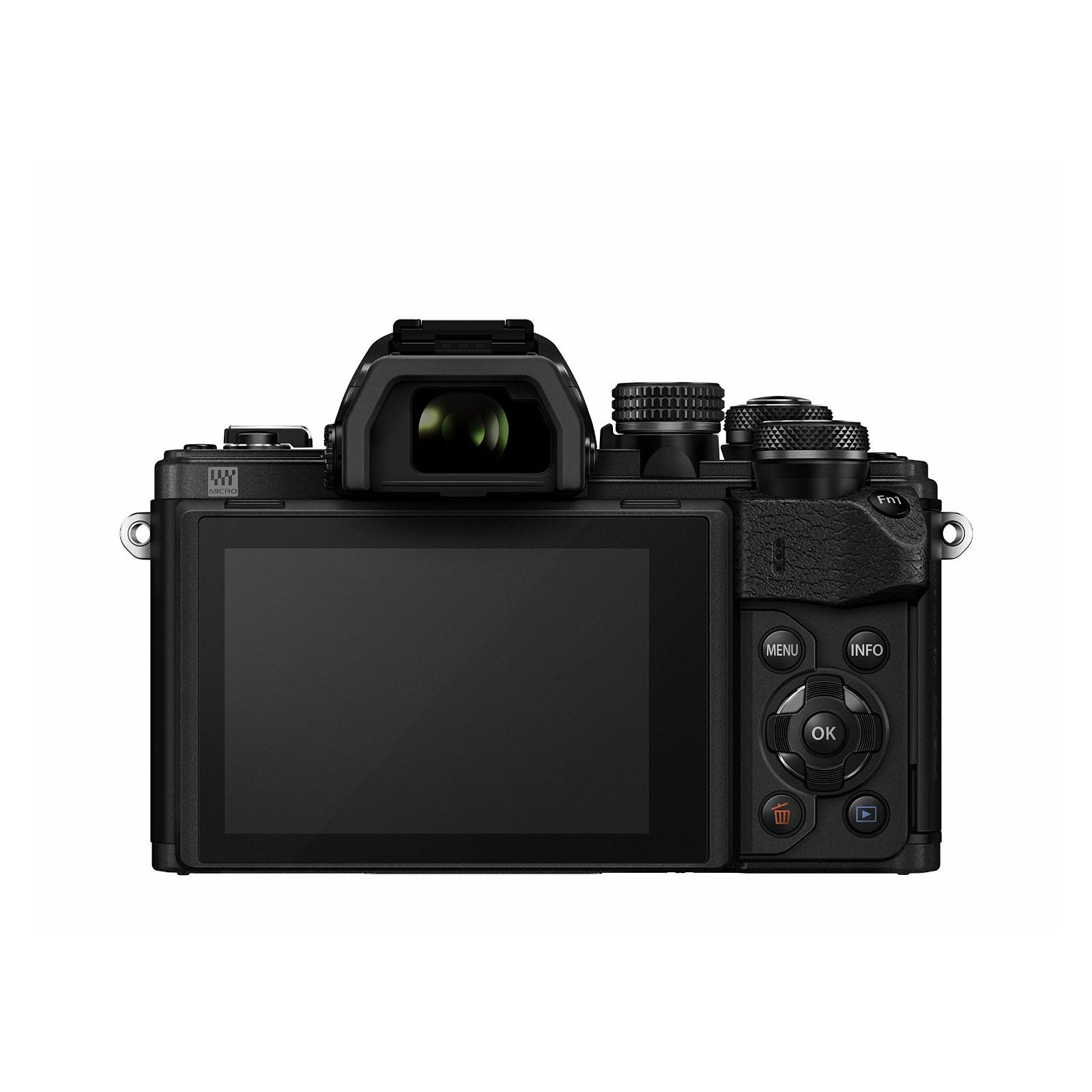 Olympus E-M10 II +14-42 EZ Black crni E-M10II Pancake Zoom Kit blk/blk 14-42mm EZ-M1442EZ black incl. Charger & Battery Micro Four Thirds OM-D Camera digitalni fotoaparat V207052BE000