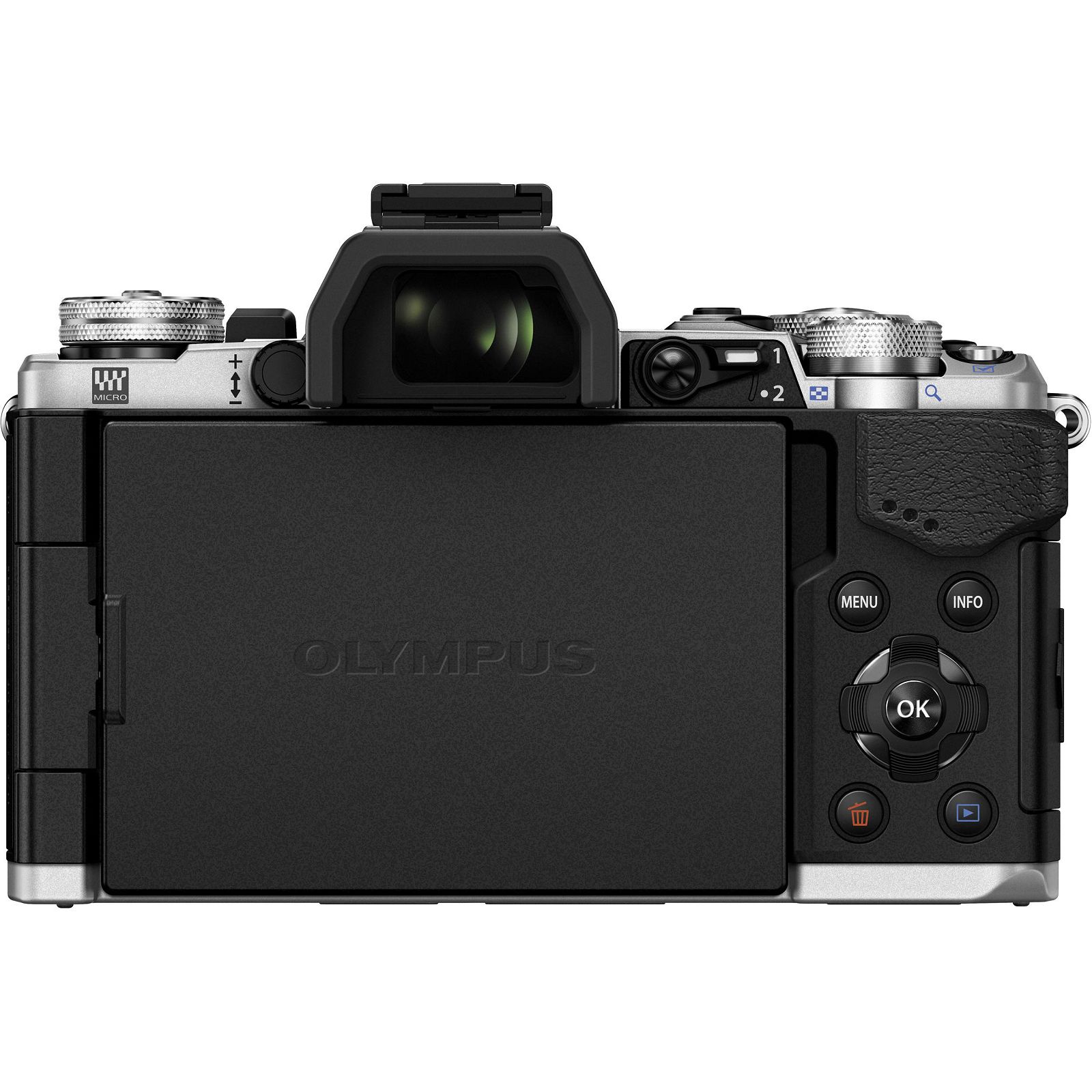 Olympus E-M5 II Body Silver srebreni OM-D digitalni fotoaparat E-M5II Camera incl. Charger & Battery Micro Four Thirds MFT V207040SE000