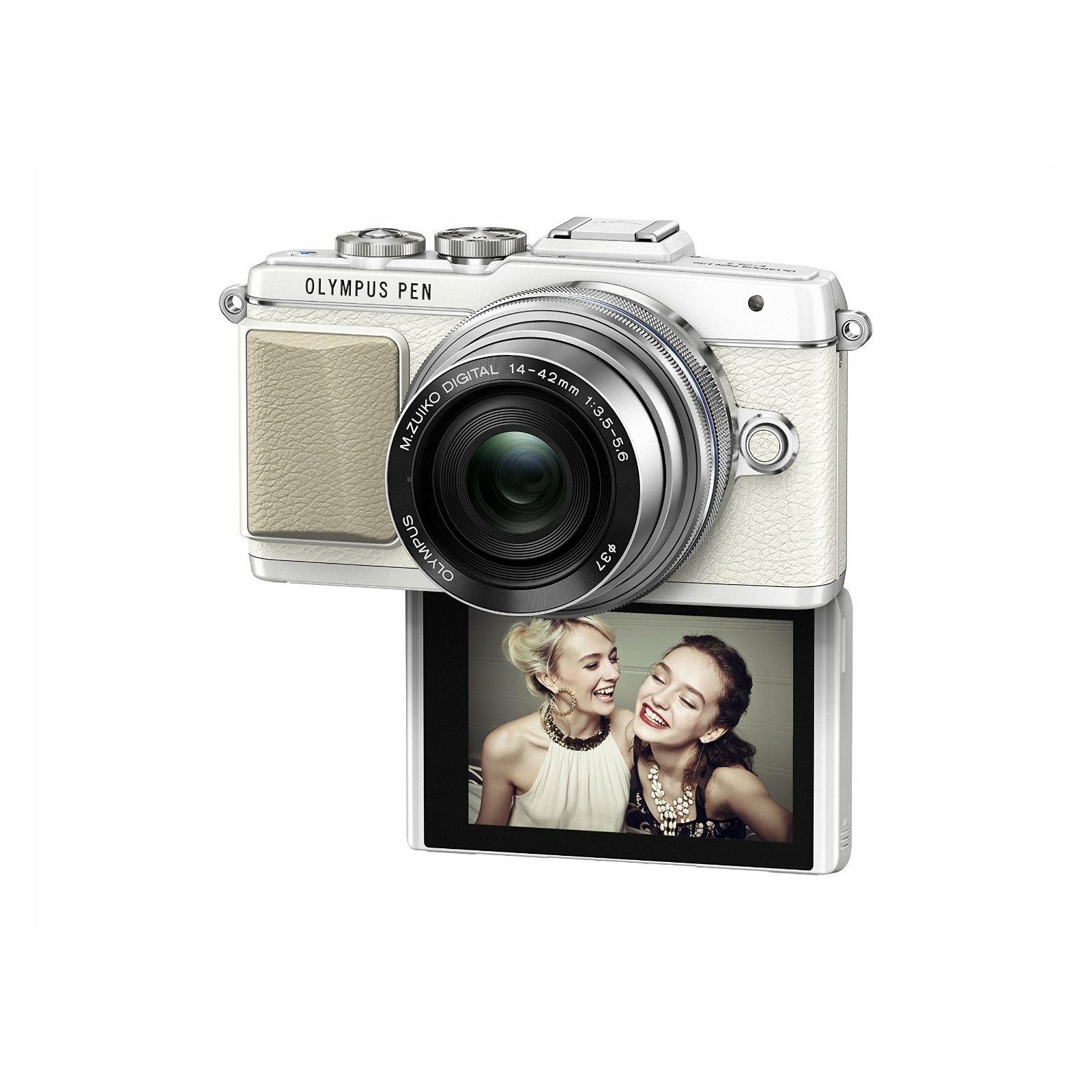 Olympus E-PL7 + 14-42mm 1:3.5-5.6 EZ + 45mm 1.8 Bijeli E-PL7 Portrait Kit White/silver Camera digitalni fotoaparat V205070WE020