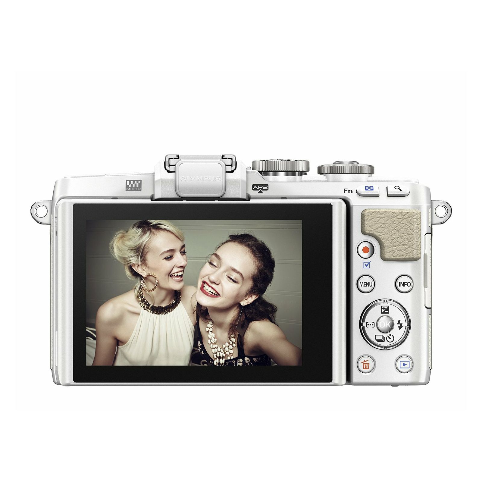 Olympus E-PL7 + 14-42mm 1:3.5-5.6 EZ + 45mm 1.8 Bijeli E-PL7 Portrait Kit White/silver Camera digitalni fotoaparat V205070WE020