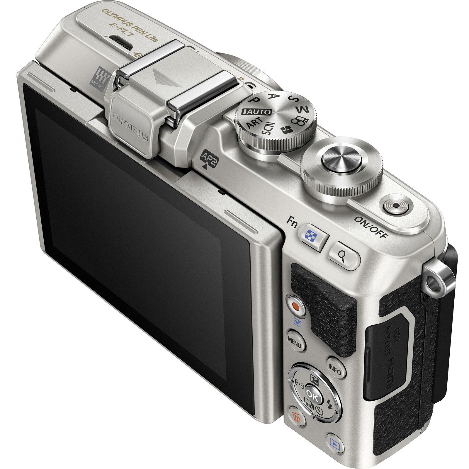 Olympus E-PL7 Body silver incl. Charger + Battery Micro Four Thirds MFT - PEN Camera digitalni fotoaparat V205070SE000