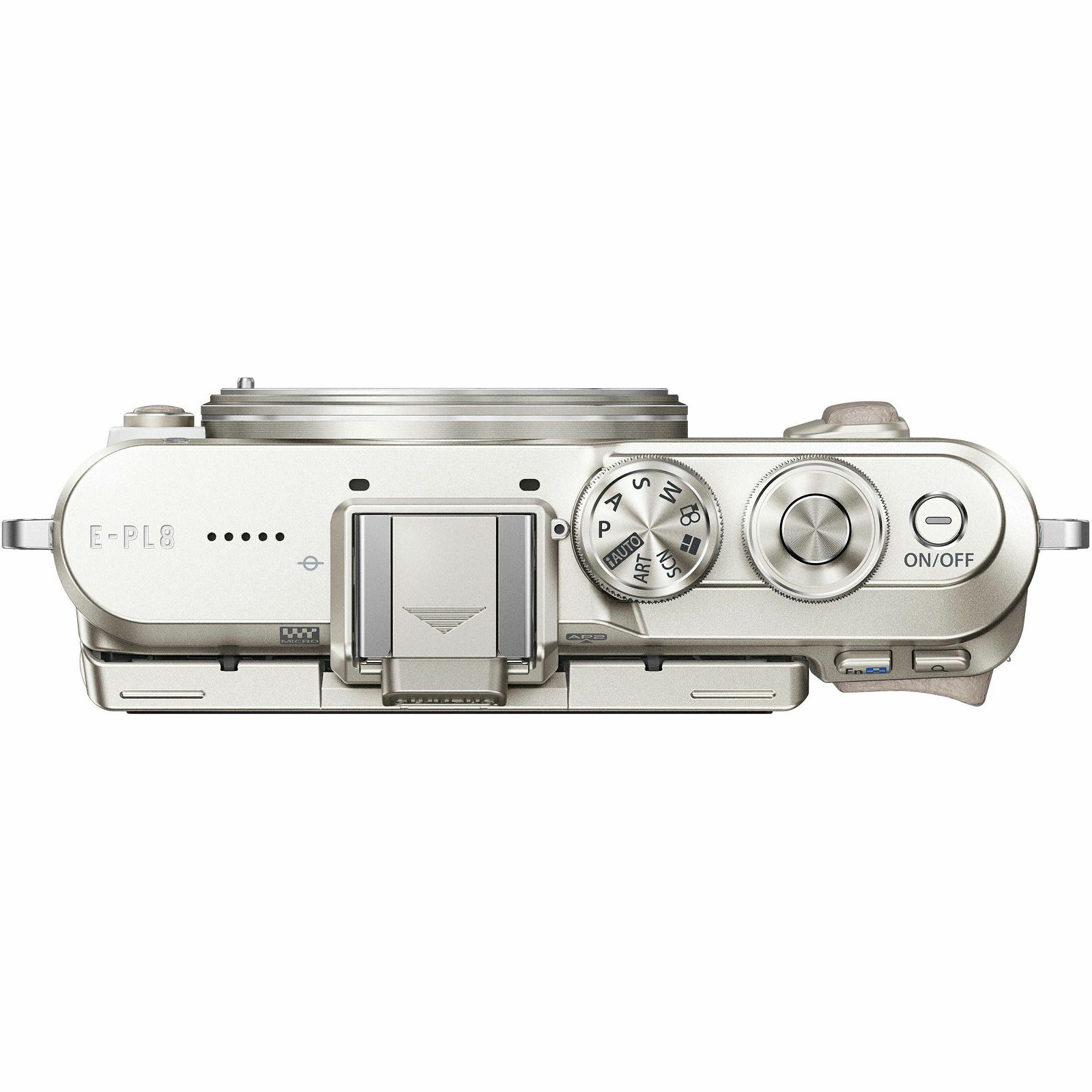 Olympus E-PL8 + 14-42mm White Pancake Zoom Kit wht/slv Bijeli digitalni fotoaparat s objektivom EZ-M1442EZ incl. Charger & Battery 14-42 Micro Four Thirds MFT PEN Camera (V205082WE000)