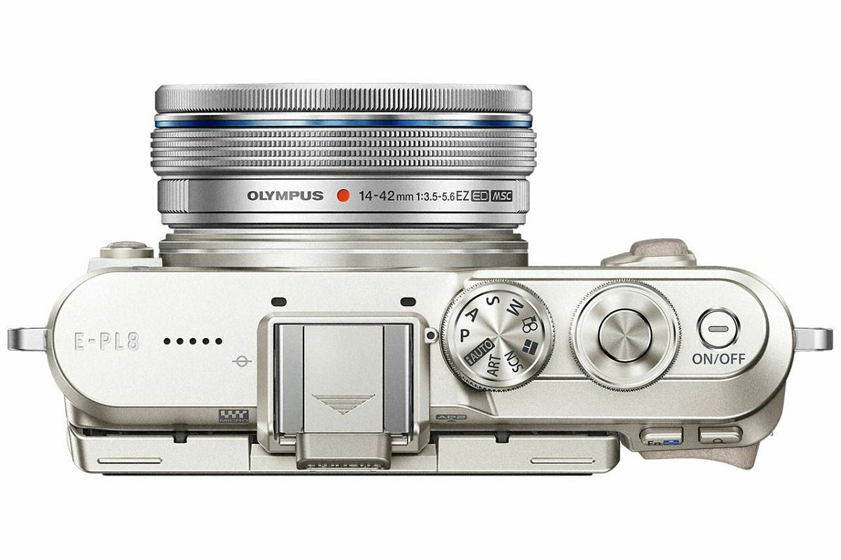 Olympus E-PL8 Body Brown incl. Charger + Battery Mirrorless Micro Four Thirds MFT - PEN Camera Smeđi digitalni fotoaparat (V205080NE000)