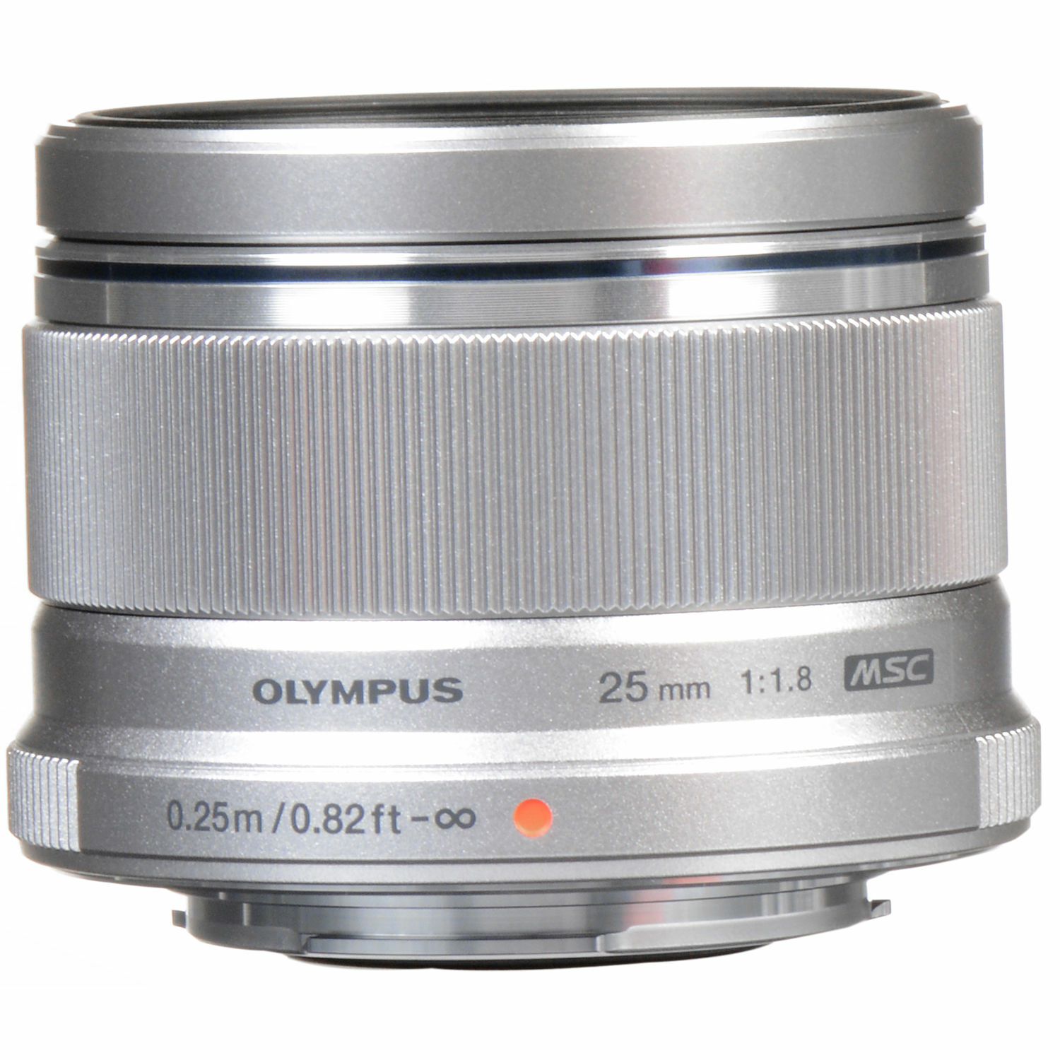 Olympus M. Zuiko Digital 25mm f/1.8 Silver Premium objektiv fiksne žarišne duljine ES-M2518 25 1:1.8 f1.8 prime lens Micro Four Thirds MFT micro4/3" (V311060SW000)