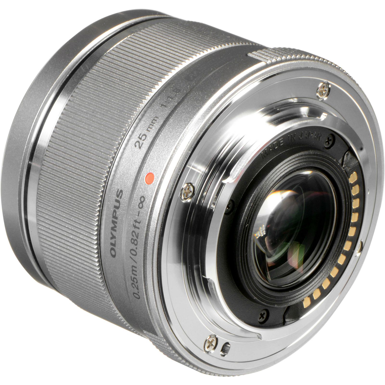 Olympus M. Zuiko Digital 25mm f/1.8 Silver Premium objektiv fiksne žarišne duljine ES-M2518 25 1:1.8 f1.8 prime lens Micro Four Thirds MFT micro4/3" (V311060SW000)