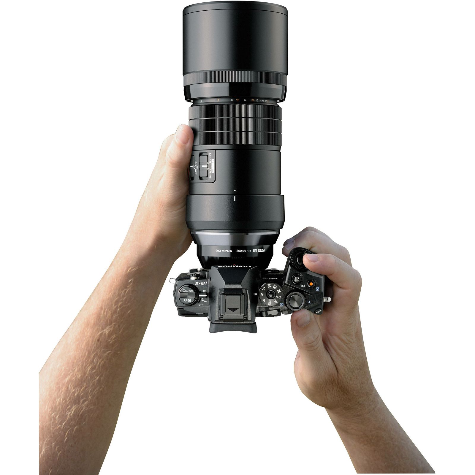 Olympus M. Zuiko Digital 300mm f/4 ED IS PRO telefoto objektiv fiksne žarišne duljine 300 1:4 F4 prime lens Micro Four Thirds MFT micro4/3" (V311070BW000)