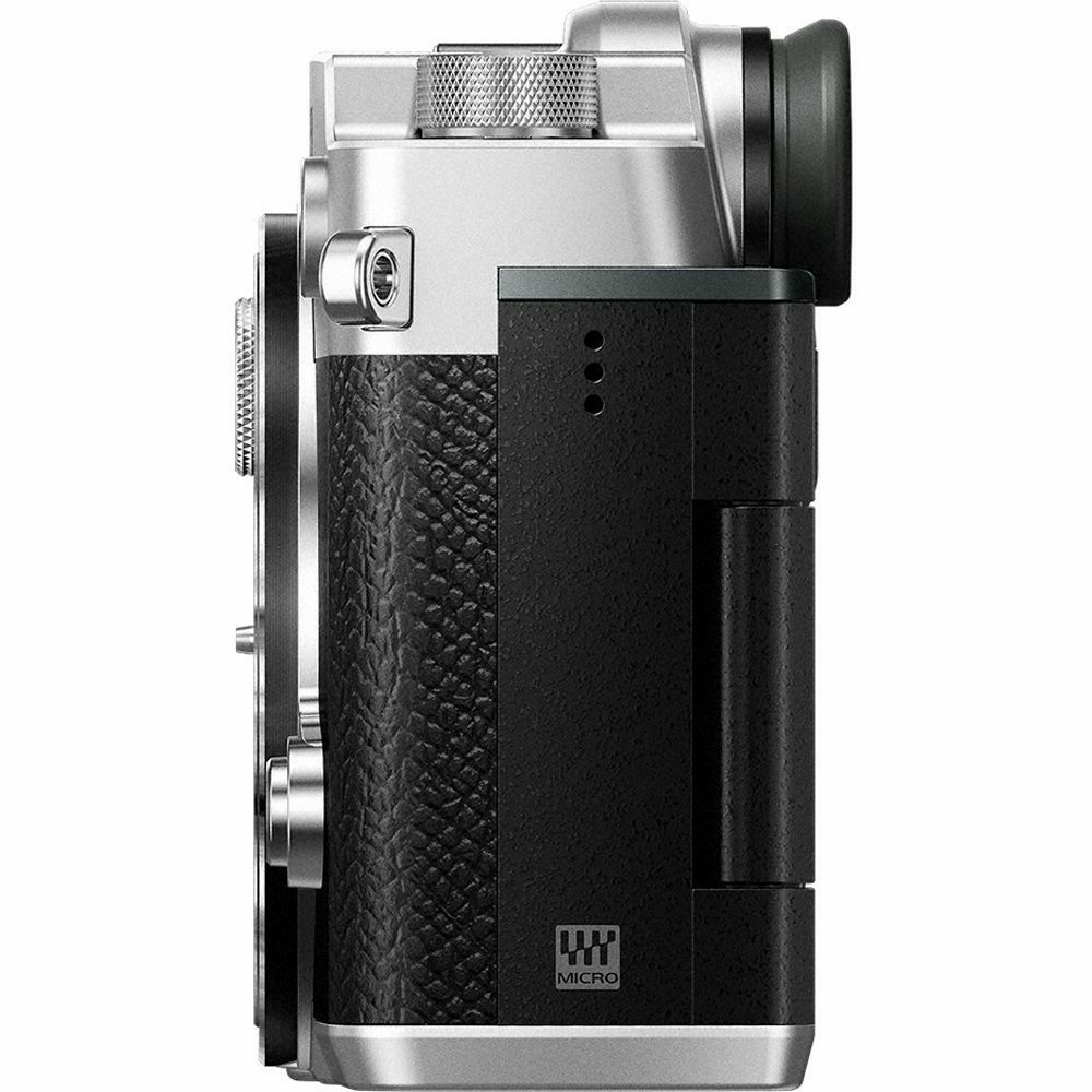 Olympus PEN-F + 14-42mm EZ ED Pancake Zoom Silver KIT Mirrorless Micro Four Thirds MFT PEN srebreni digitalni fotoaparat + objektiv EZ-M1442EZ incl. Charger + Battery (V204061SE000)