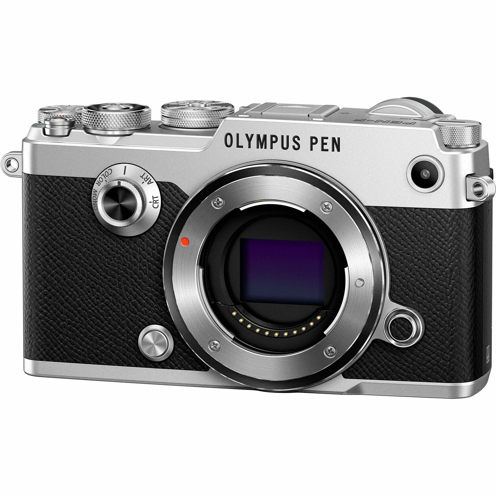 Olympus PEN-F + 17mm 1.8 Srebreni KIT Mirrorless Micro Four Thirds MFT PEN silver digitalni fotoaparat + objektiv EW-M1718 incl. Charger + Battery (V204063SE000)