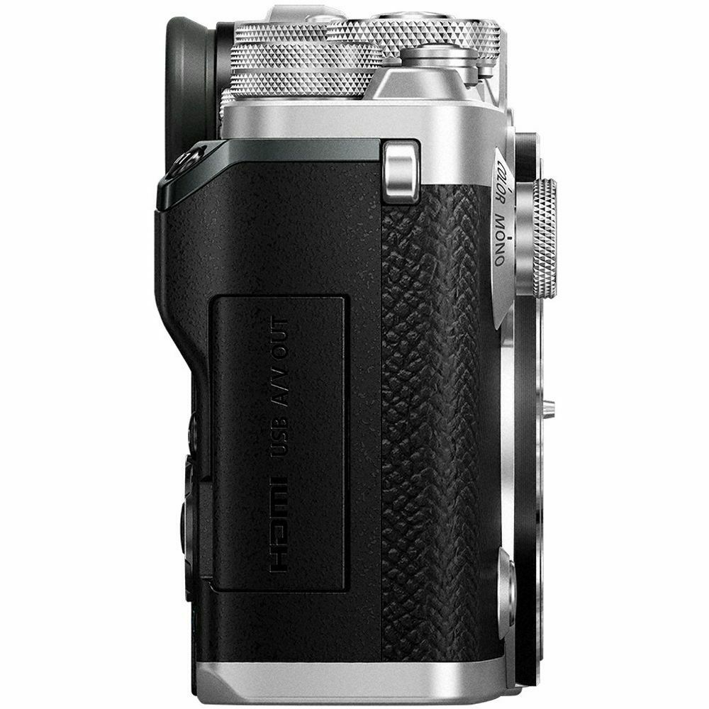Olympus PEN-F + 17mm 1.8 Srebreni KIT Mirrorless Micro Four Thirds MFT PEN silver digitalni fotoaparat + objektiv EW-M1718 incl. Charger + Battery (V204063SE000)