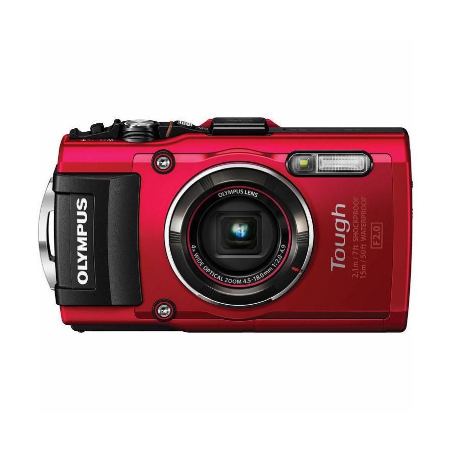 Olympus TG-4 Red 16.0 MP f2.0 4x wide Zoom, 3.0" LCD