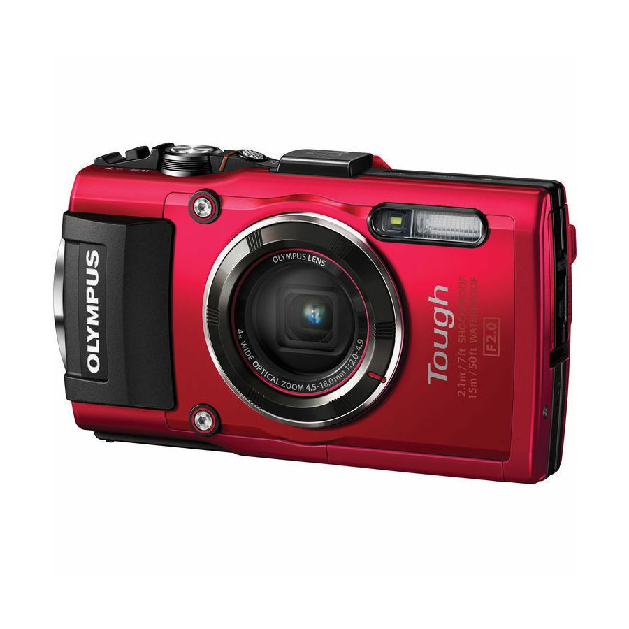 Olympus TG-4 Red 16.0 MP f2.0 4x wide Zoom, 3.0" LCD