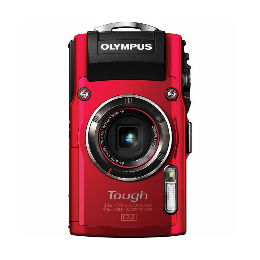 Olympus TG-4 Red 16.0 MP f2.0 4x wide Zoom, 3.0" LCD