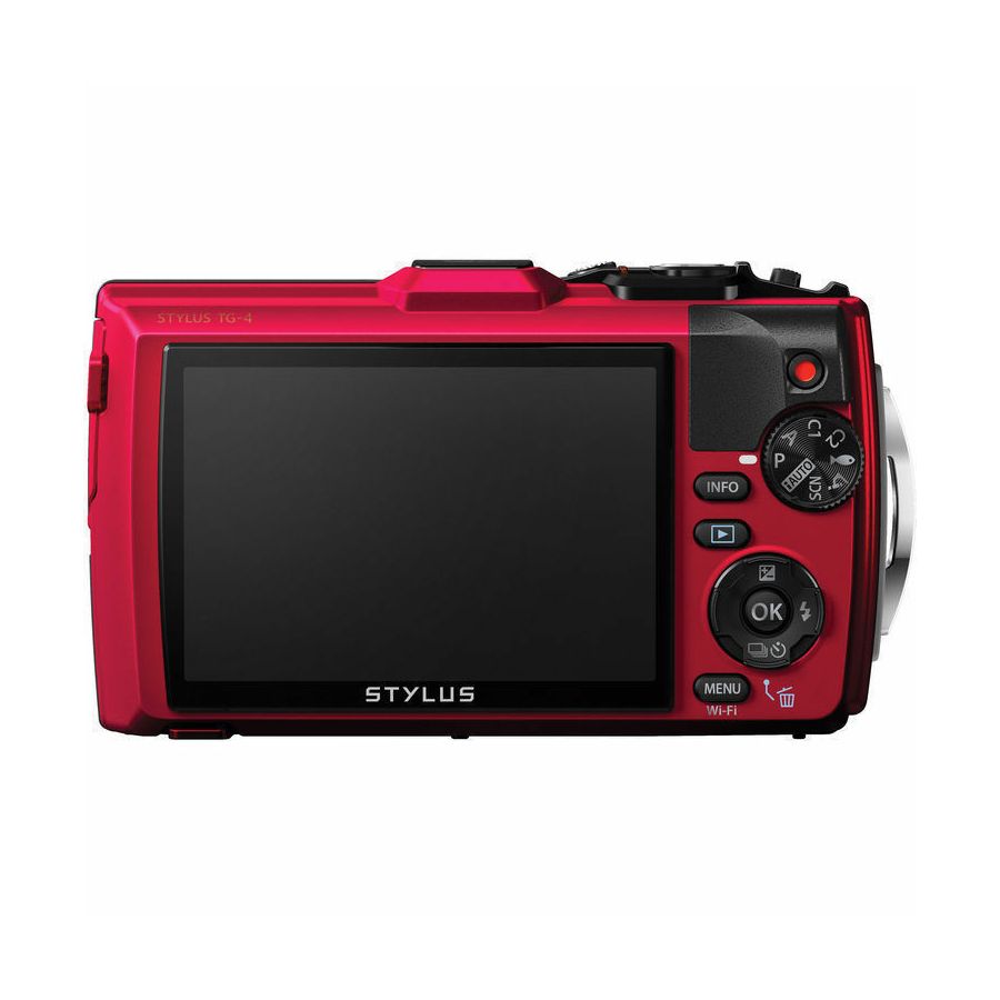 Olympus TG-4 Red 16.0 MP f2.0 4x wide Zoom, 3.0" LCD