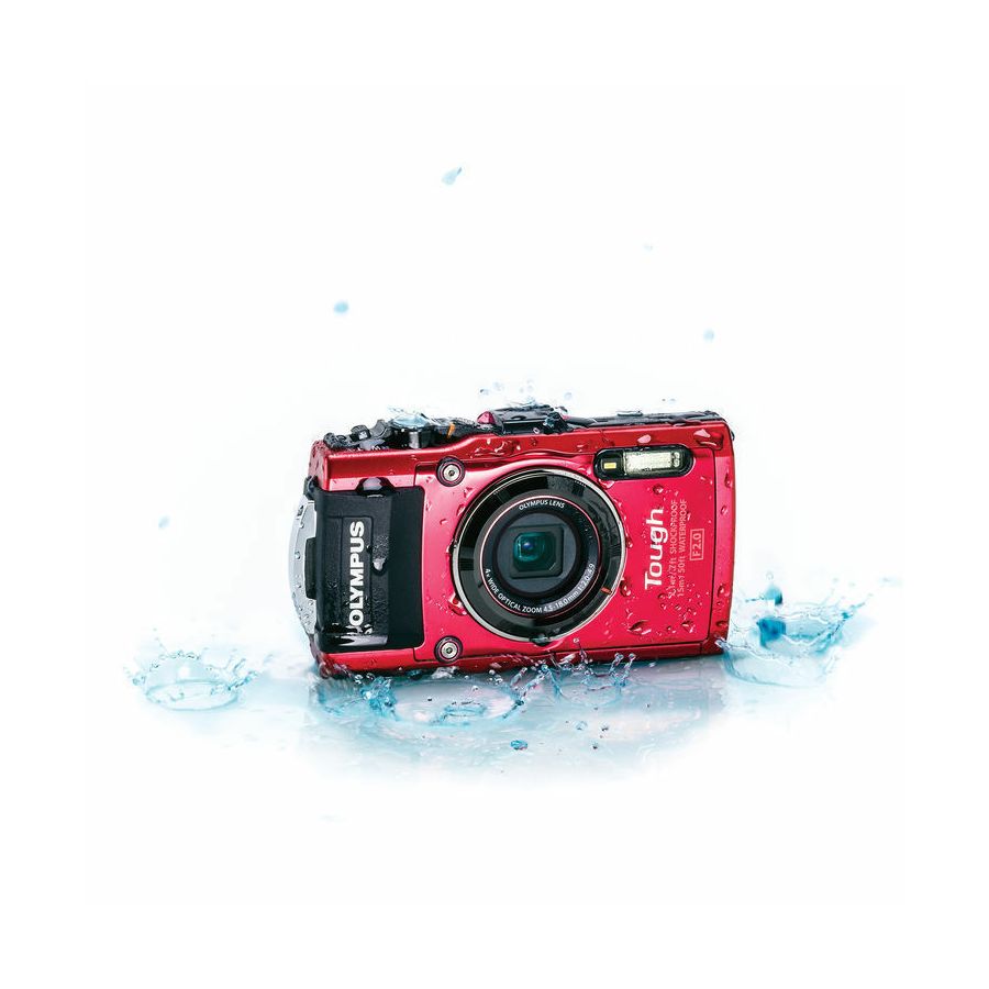 Olympus TG-4 Red 16.0 MP f2.0 4x wide Zoom, 3.0" LCD