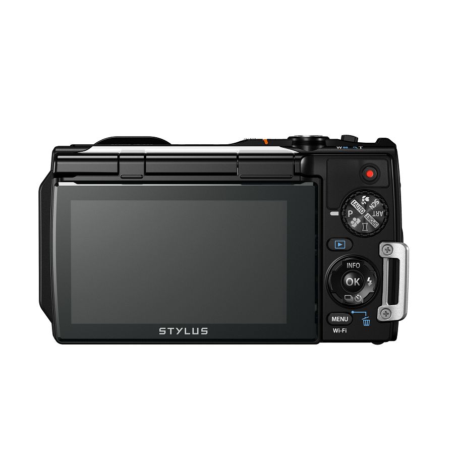 Olympus TG-860 Black - 16.0 MP 5x super wide Zoom, 3.0" tilt LCD, 15m waterproof full 60p HD Movie WiFi and GPS Tough digitalni kompaktni fotoaparat V104170BE000