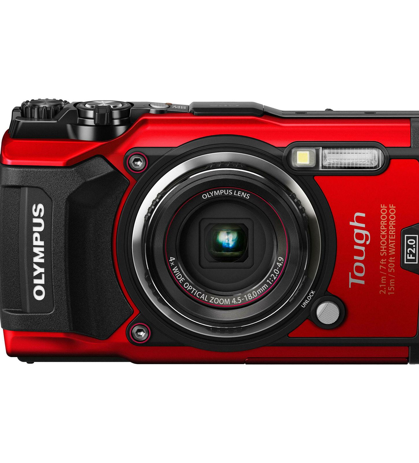 Olympus Tough TG-5 + FD-1 KIT Red crveni WiFi GPS 4K video 120p 12MP 25-100mm f2.0 Digitalni podvodni vodonepropusni fotoaparat (V104190RE020)