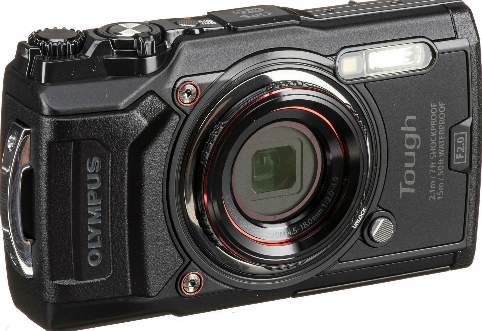 Olympus Tough TG-6 Black crni WiFi GPS 4K video 120p 12MP TG6 podvodni vodonepropusni digitalni fotoaparat (V104210BE000)
