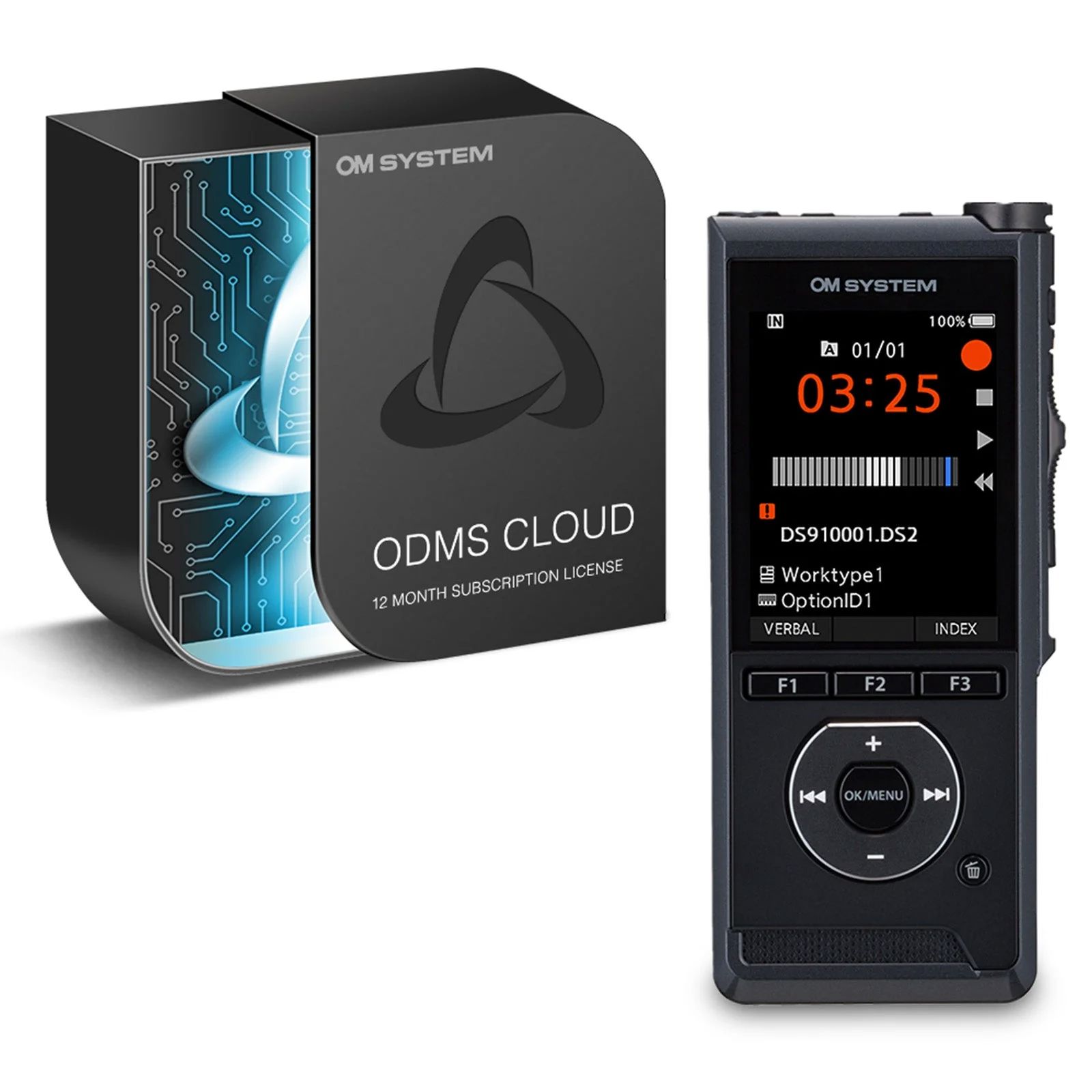 OM System DS-9100 Standard Kit (E1) with ODMS Cloud One Year Subscription