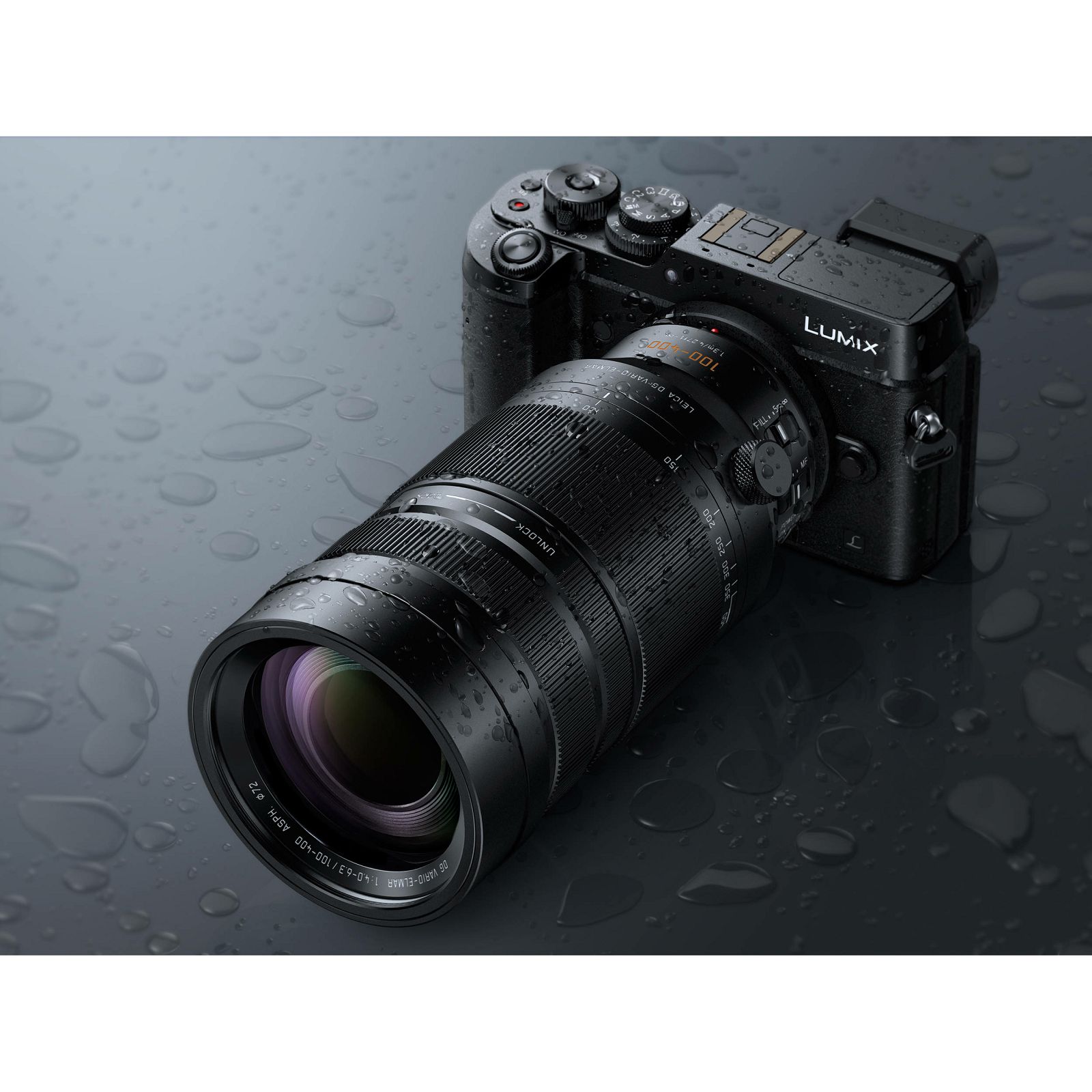 Panasonic 100-400mm f/4-6.3 Asph Power O.I.S. Leica DG Vario-Elmar Telefoto objektiv za Micro Four Thirds MFT micro4/3" (H-RS100400E)