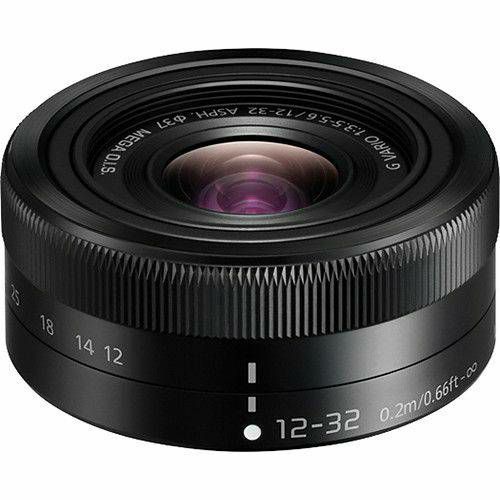 Panasonic 12-32mm f/3.5-5.6 Asph Black Lumix G Vario standardni objektiv za Micro Four Thirds MFT micro4/3" (H-FS12032E-K)