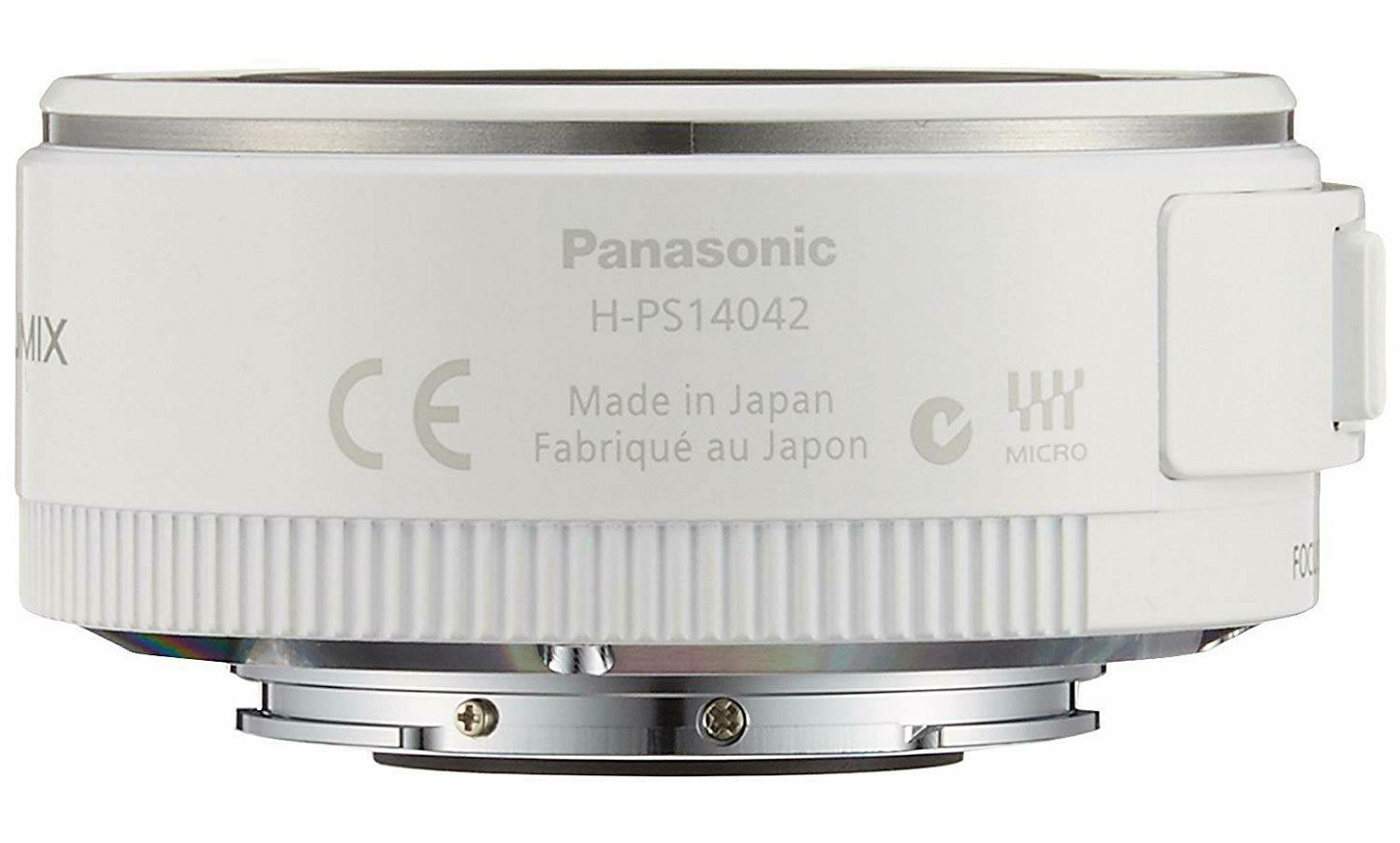 Panasonic 14-42mm f/3.5-5.6 Asph Power O.I.S. PZ White HD Nano Surface Coating Lumix G X Vario standardni objektiv za Micro Four Thirds MFT micro4/3" H-PS14042E (H-PS14042E-W)