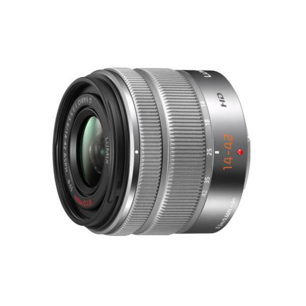 Panasonic 14-42mm f/3.5-5.6 II Asph Mega O.I.S. Silver Lumix G Vario standardni objektiv za Micro Four Thirds MFT micro4/3" H-FS1442AE H-FS1442A (H-FS1442AE-S)