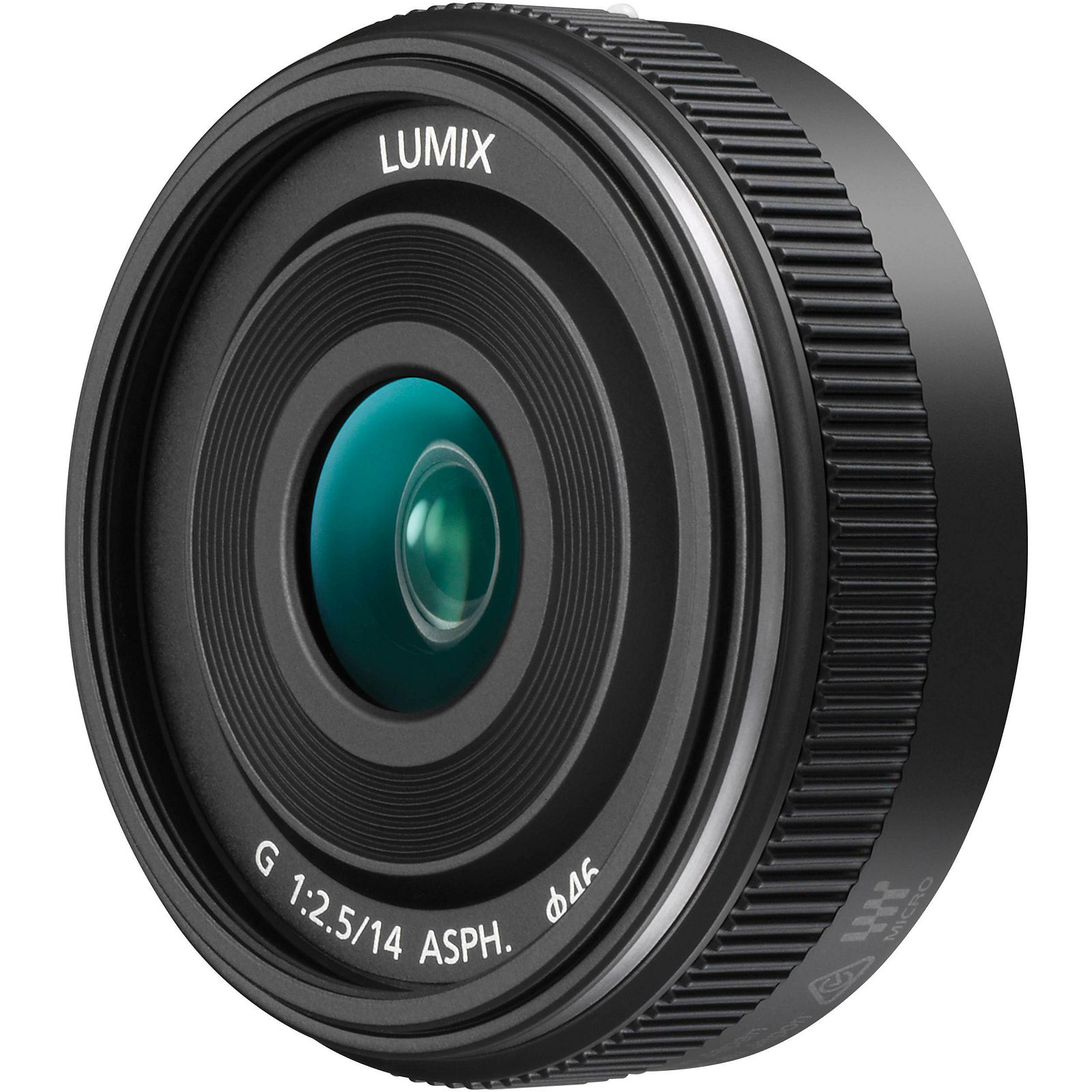 Panasonic 14mm f/2.5 II Asph Black Lumix G Pancake širokokutni objektiv za Micro Four Thirds MFT micro4/3" H-H014AE H-H014A (H-H014AE-K)