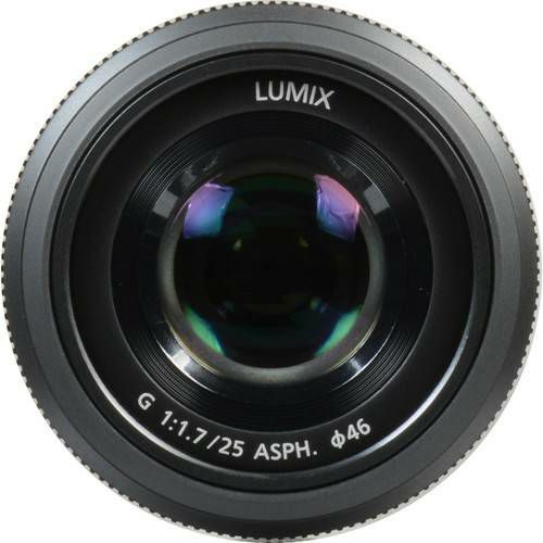 Panasonic 25mm f/1.7 Asph Black (bulk) Lumix G standardni objektiv za Micro Four Thirds MFT micro4/3" H-H025ME H-H025M (H-H025ME-K)