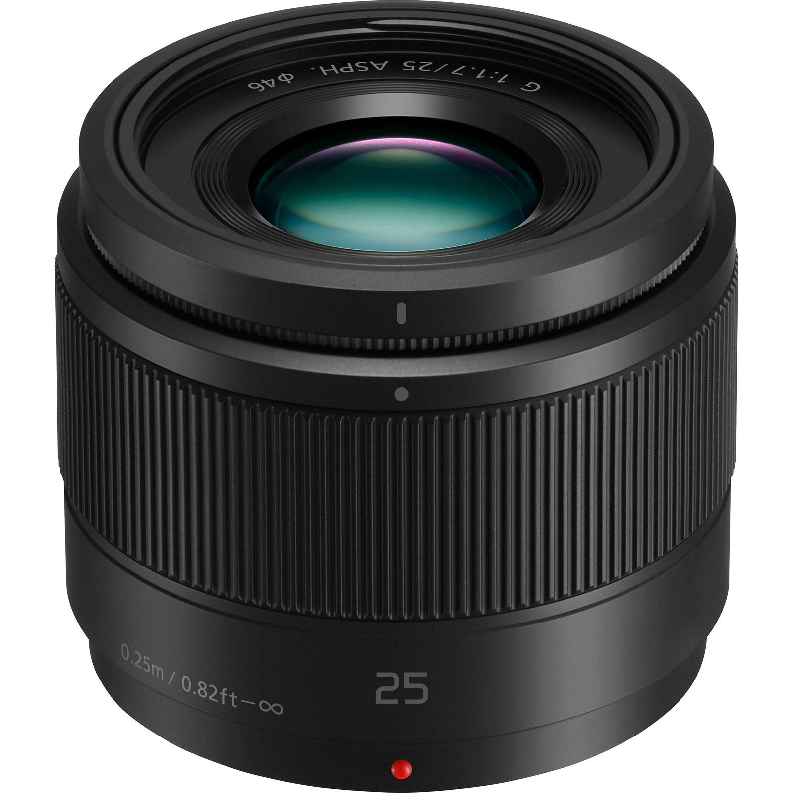 Panasonic 25mm f/1.7 Asph Black Lumix G standardni objektiv za Micro Four Thirds MFT micro4/3" H-H025E H-H025 (H-H025E-K)