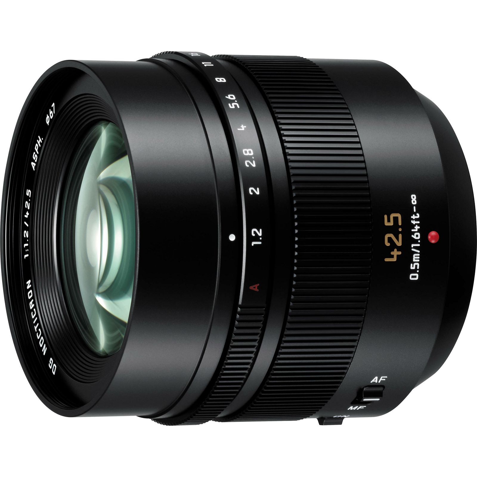 Panasonic 42.5mm f/1.2 Asph Power O.I.S. Leica DG Nocticron Telefoto objektiv za Micro Four Thirds MFT micro4/3" (H-NS043E)