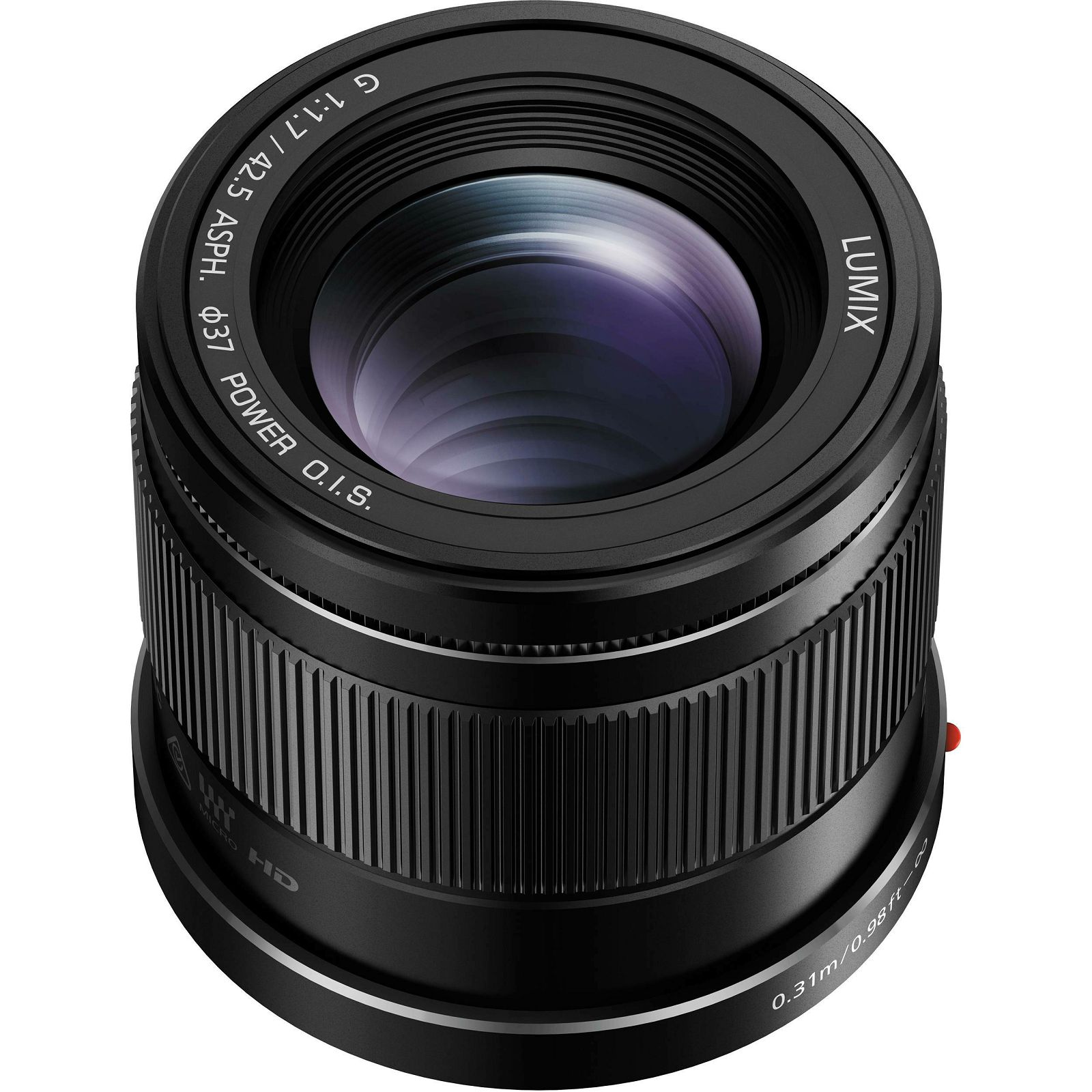 Panasonic 42.5mm f/1.7 Asph Power O.I.S. Black Lumix G telefoto objektiv za Micro Four Thirds MFT micro4/3" H-HS043E (H-HS043E-K)