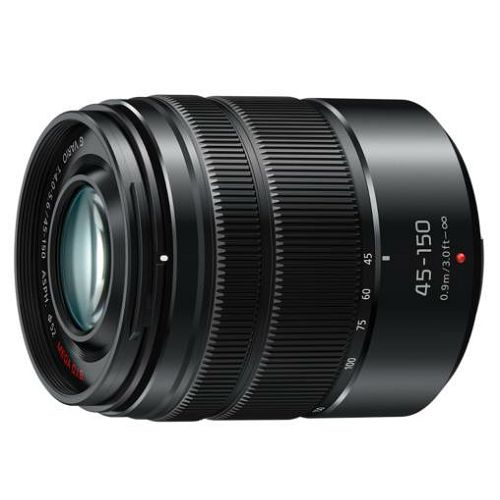 Panasonic 45-150mm f/4-5.6 Asph Mega O.I.S. Black crni telefoto objektiv Lumix G Vario 45-150 4.0-5.6 (H-FS45150EKA)