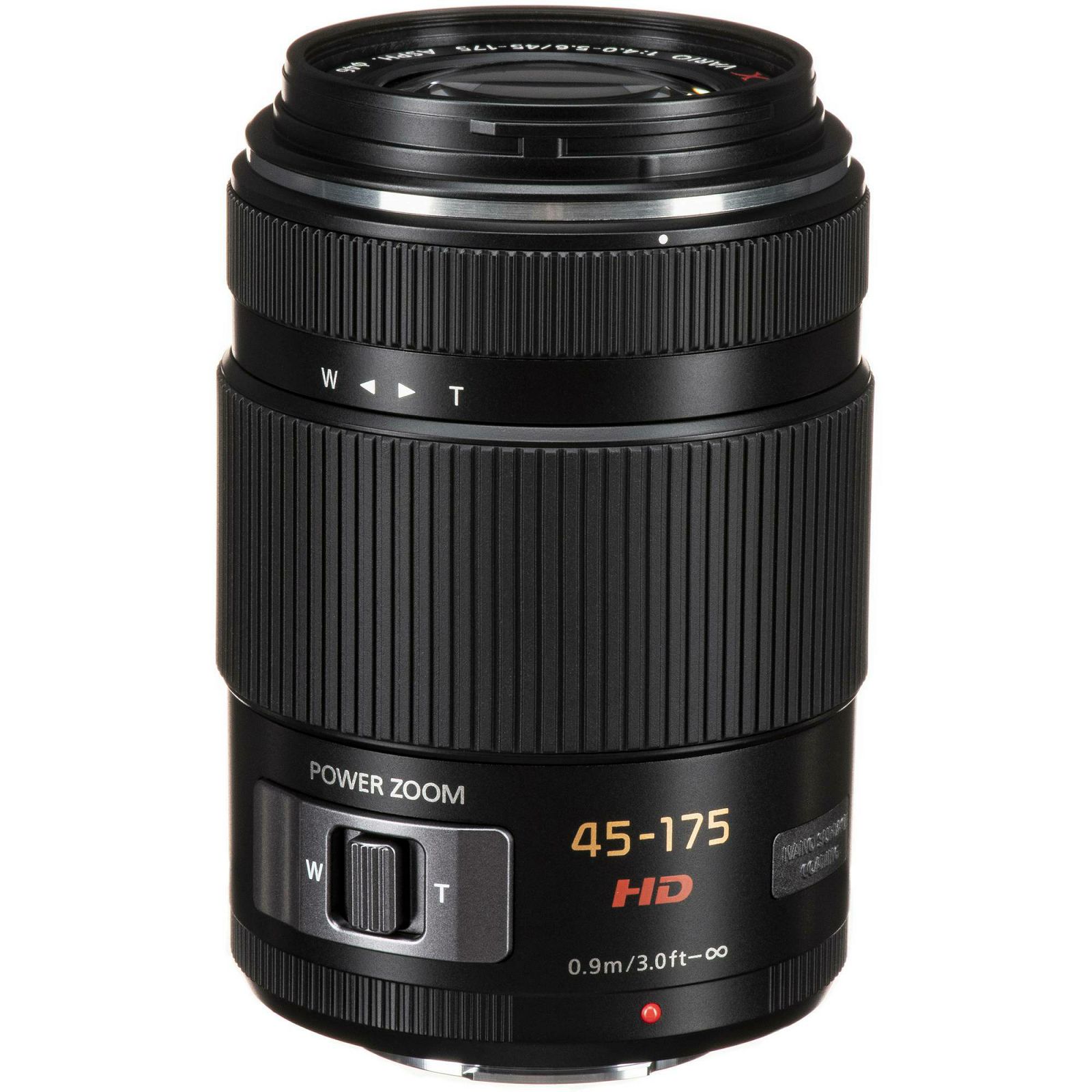 Panasonic 45-175mm f/4-5.6 Asph Power O.I.S. PZ Black HD Lumix G X Vario telefoto objektiv za Micro Four Thirds MFT micro4/3" H-PS45175E (H-PS45175E-K)