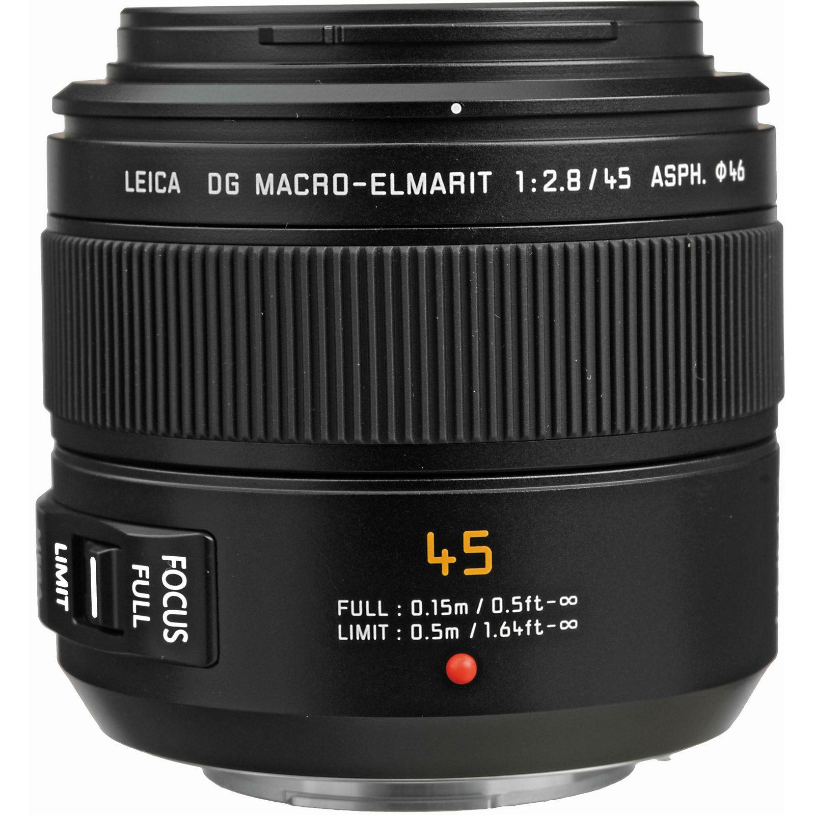 Panasonic 45mm f/2.8 Asph Mega O.I.S. Macro 1:1 Leica DG Macro-Elmarit objektiv za Micro Four Thirds MFT micro4/3" H-ES045 (H-ES045E)