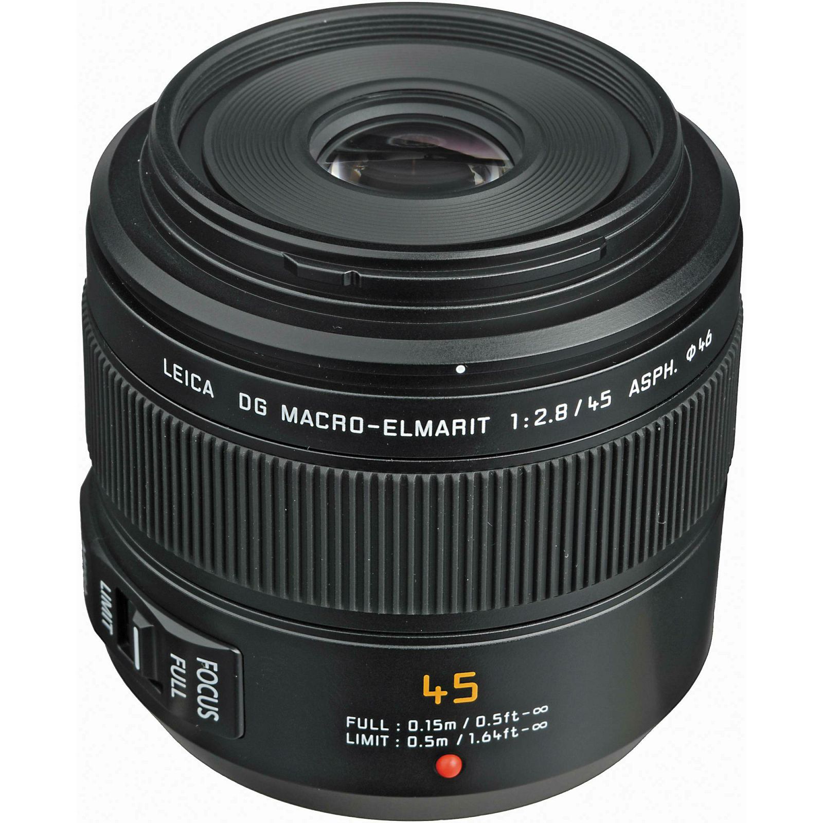 Panasonic 45mm f/2.8 Asph Mega O.I.S. Macro 1:1 Leica DG Macro-Elmarit objektiv za Micro Four Thirds MFT micro4/3" H-ES045 (H-ES045E)