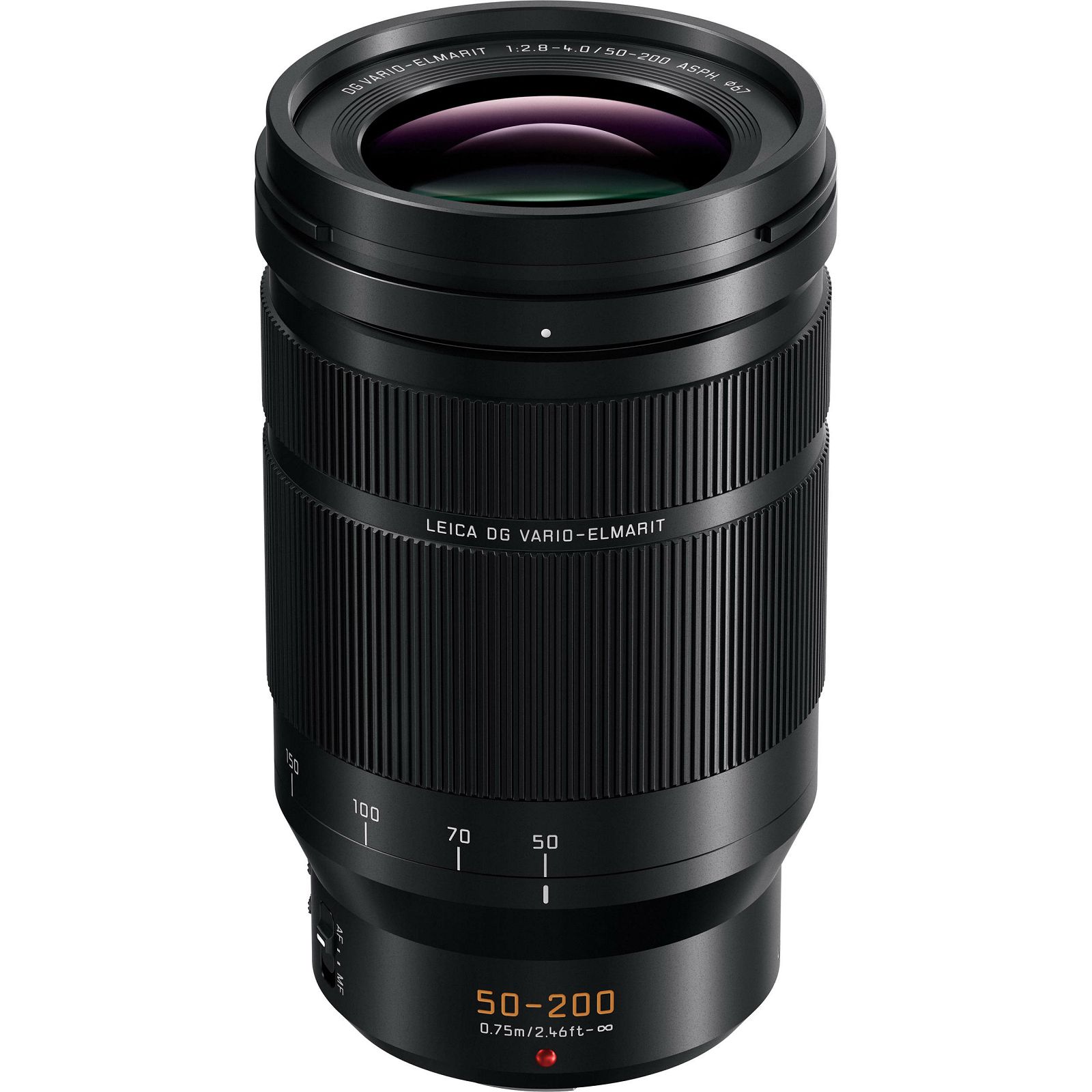 Panasonic 50-200mm f/2.8-4 Asph Power O.I.S. Leica DG Vario-Elmarit Telefoto objektiv za Micro Four Thirds MFT micro4/3" (H-ES50200E)