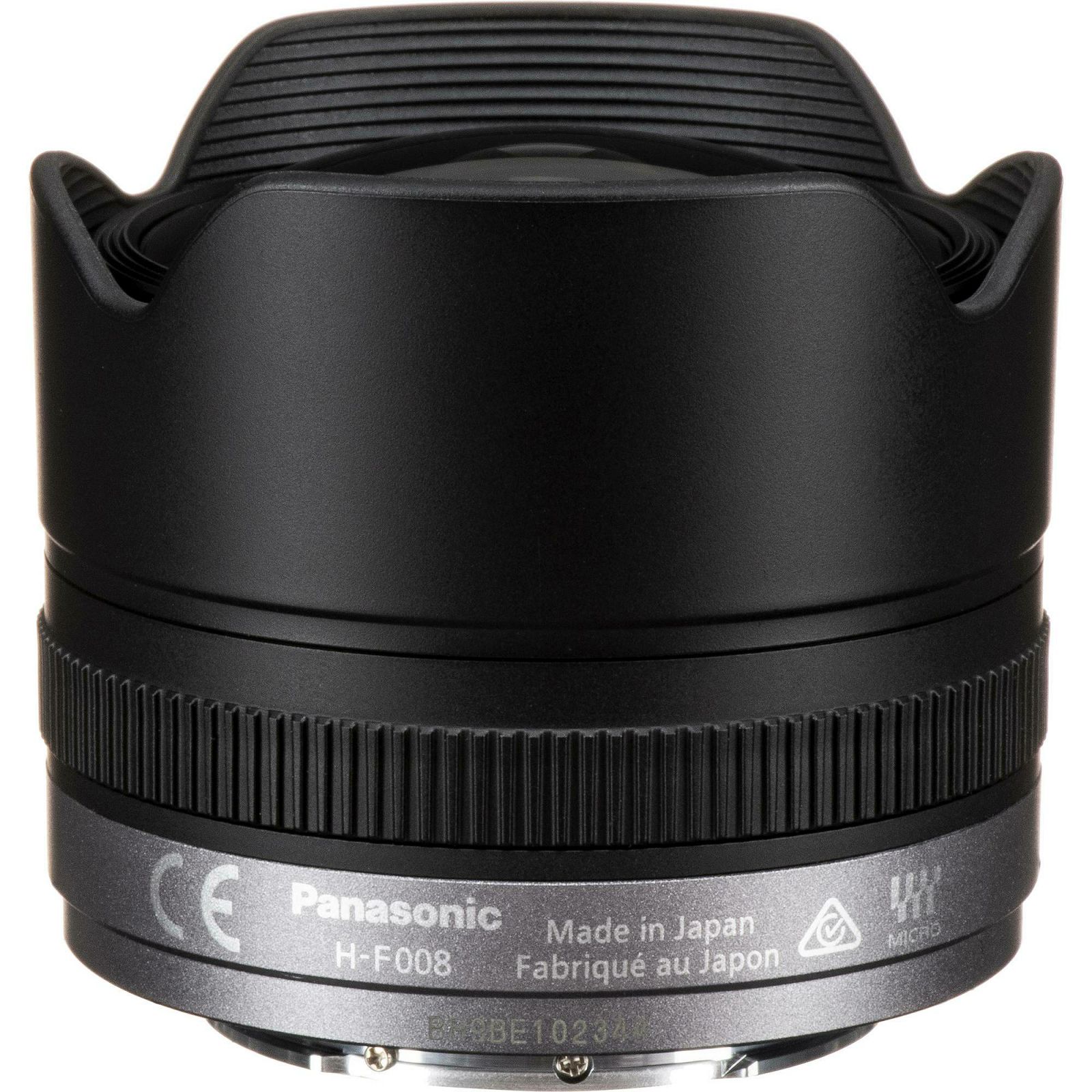 Panasonic 8mm f/3.5 Lumix G Fisheye objektiv za Micro Four Thirds MFT micro4/3" H-F008 (H-F008E)