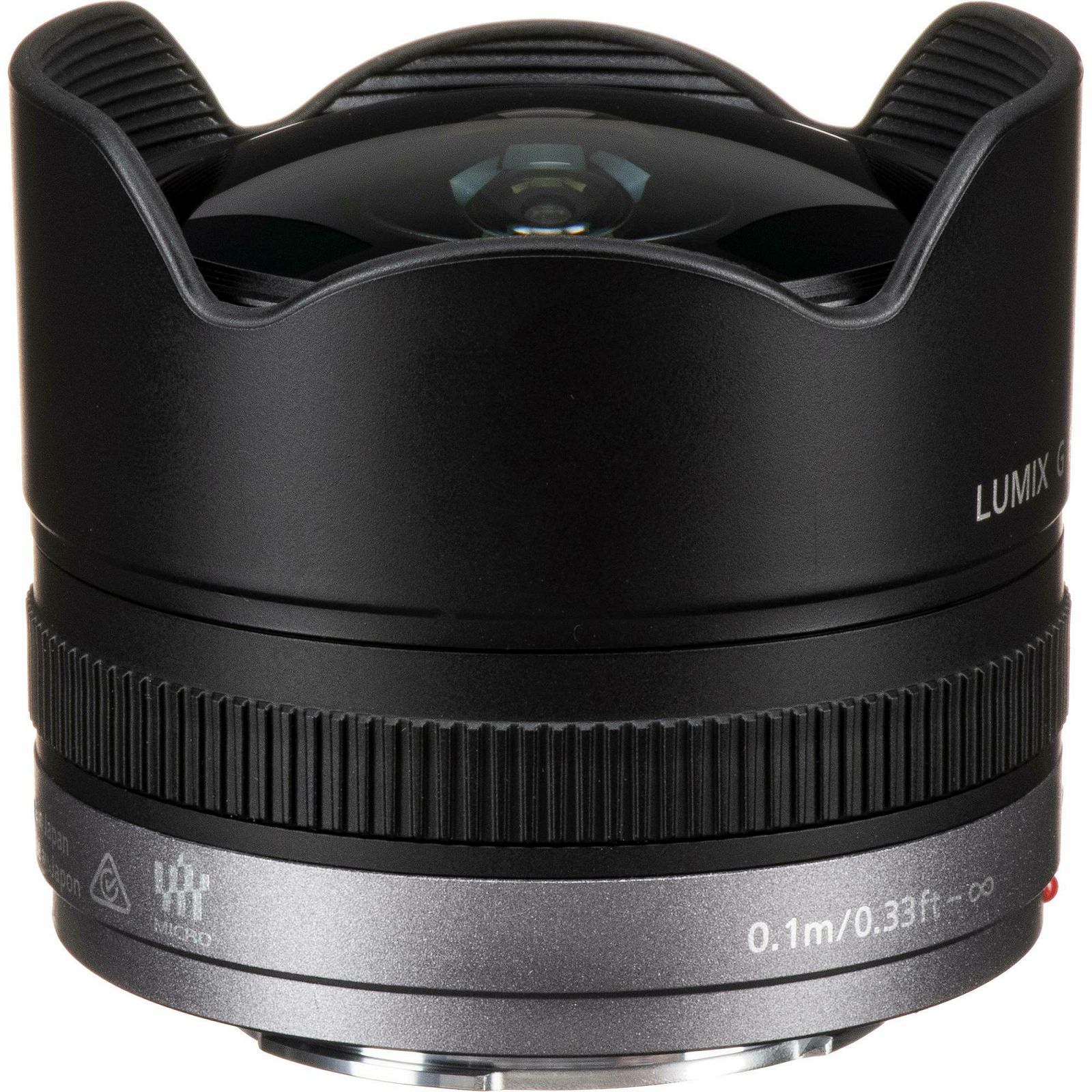 Panasonic 8mm f/3.5 Lumix G Fisheye objektiv za Micro Four Thirds MFT micro4/3" H-F008 (H-F008E)