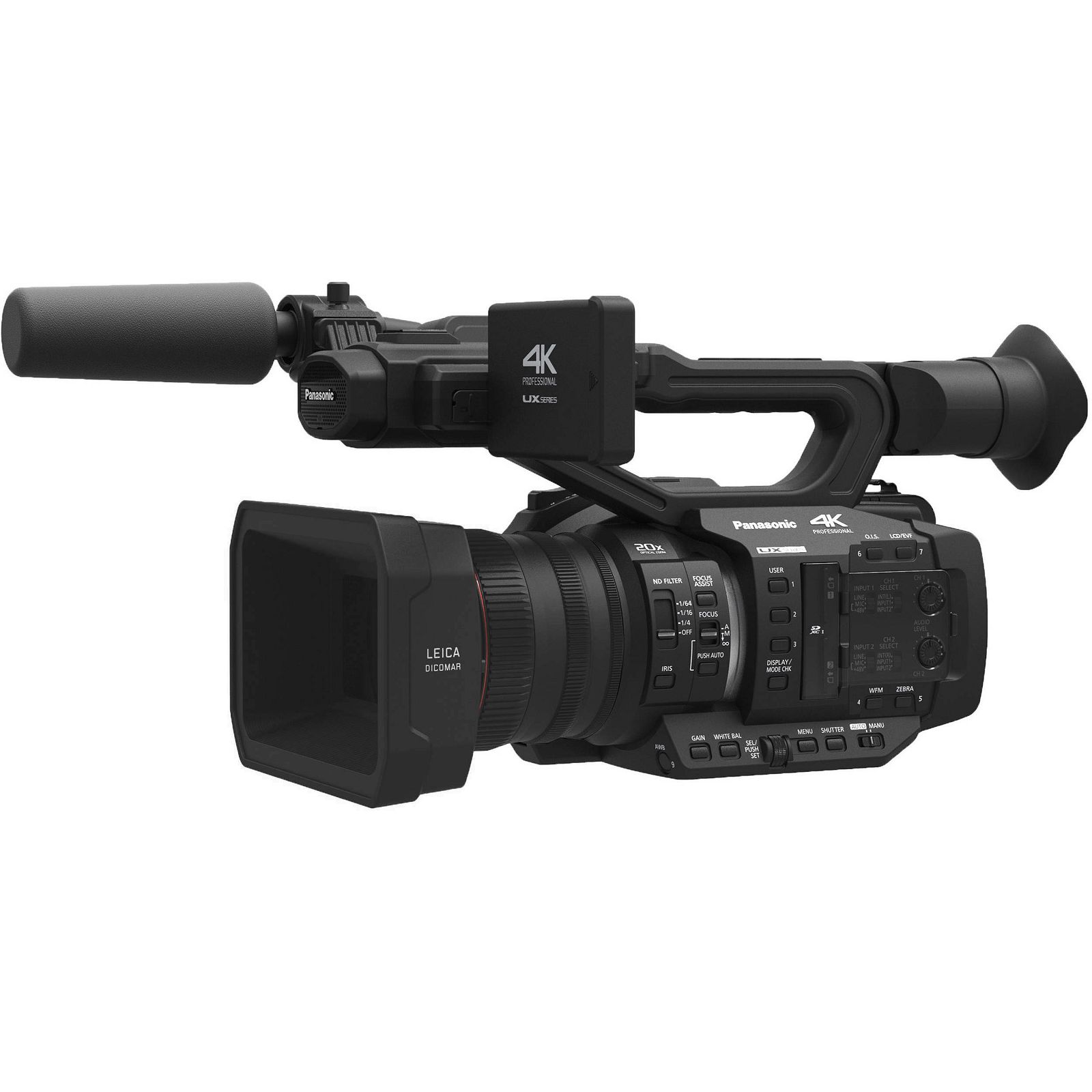 Panasonic AG-UX180 4K 60p kamera Premium Professional Handheld Camcorder
