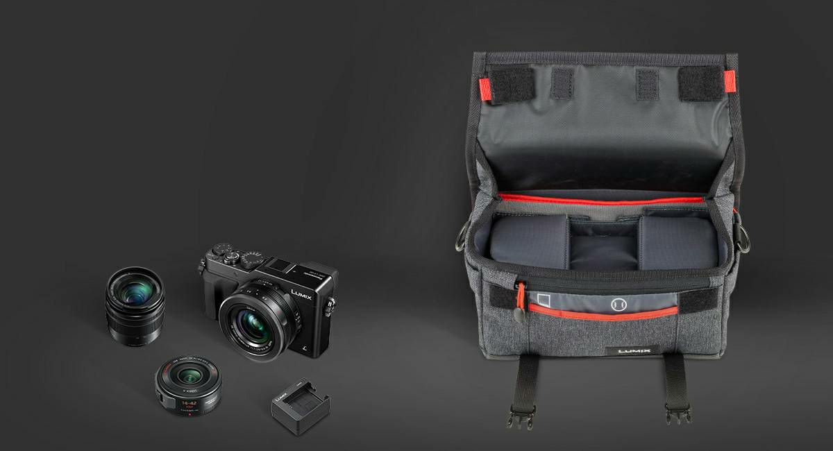 Panasonic DMW-PS10 Lumix G Bag Small crno-siva torba za fotoaparat i opremu