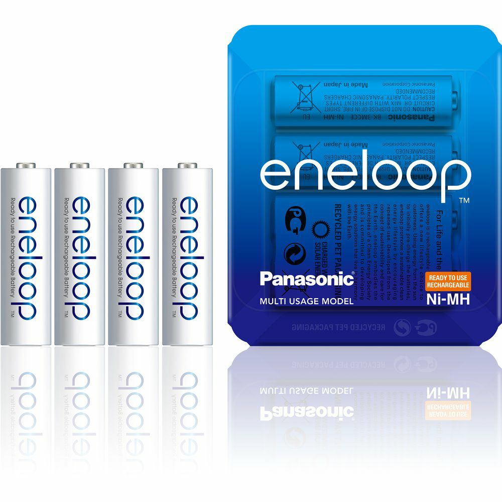 Panasonic Eneloop 4xAA 1900mAh punjive baterije sliding pack (BK-3MCCE/4LE)