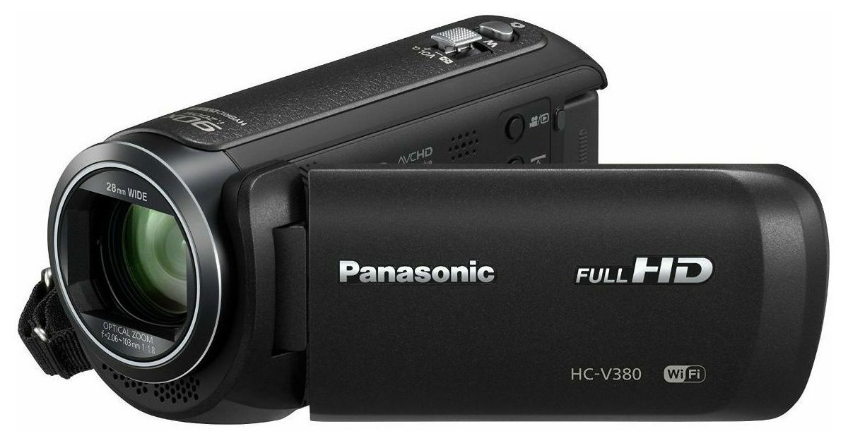 Panasonic HC-V380EG-K black crna kompaktna kamera FullHD 5-axis OIS stabilizacija (HCV380EGK)