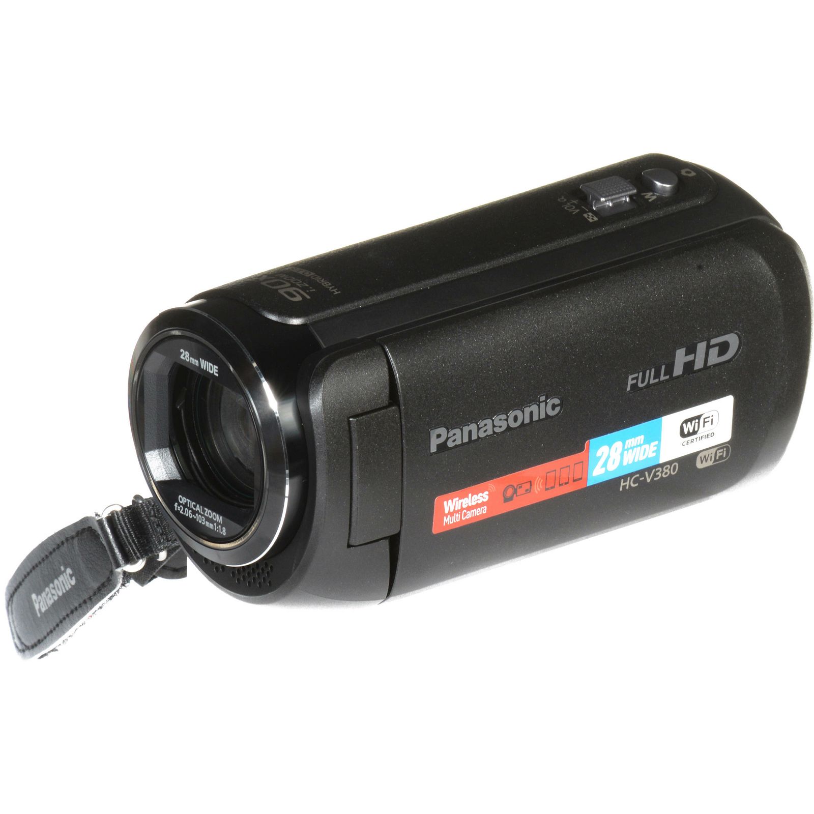 Panasonic HC-V380EG-K black crna kompaktna kamera FullHD 5-axis OIS stabilizacija (HCV380EGK)