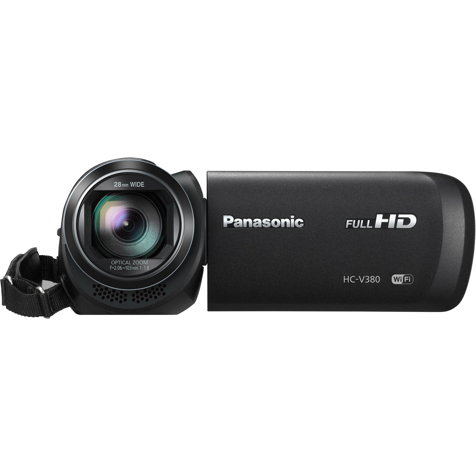 Panasonic HC-V380EG-K black crna kompaktna kamera FullHD 5-axis OIS stabilizacija (HCV380EGK)