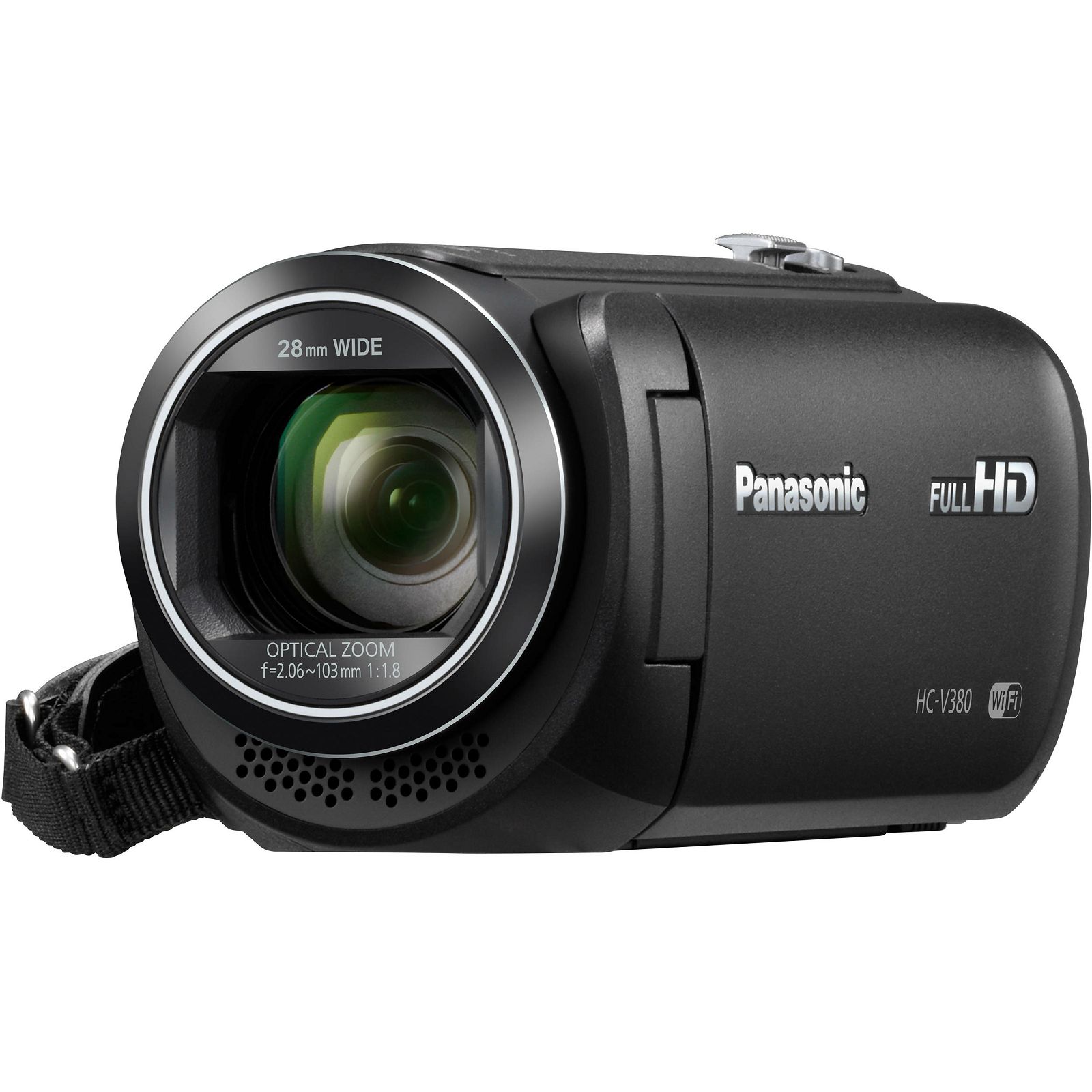 Panasonic HC-V380EG-K black crna kompaktna kamera FullHD 5-axis OIS stabilizacija (HCV380EGK)