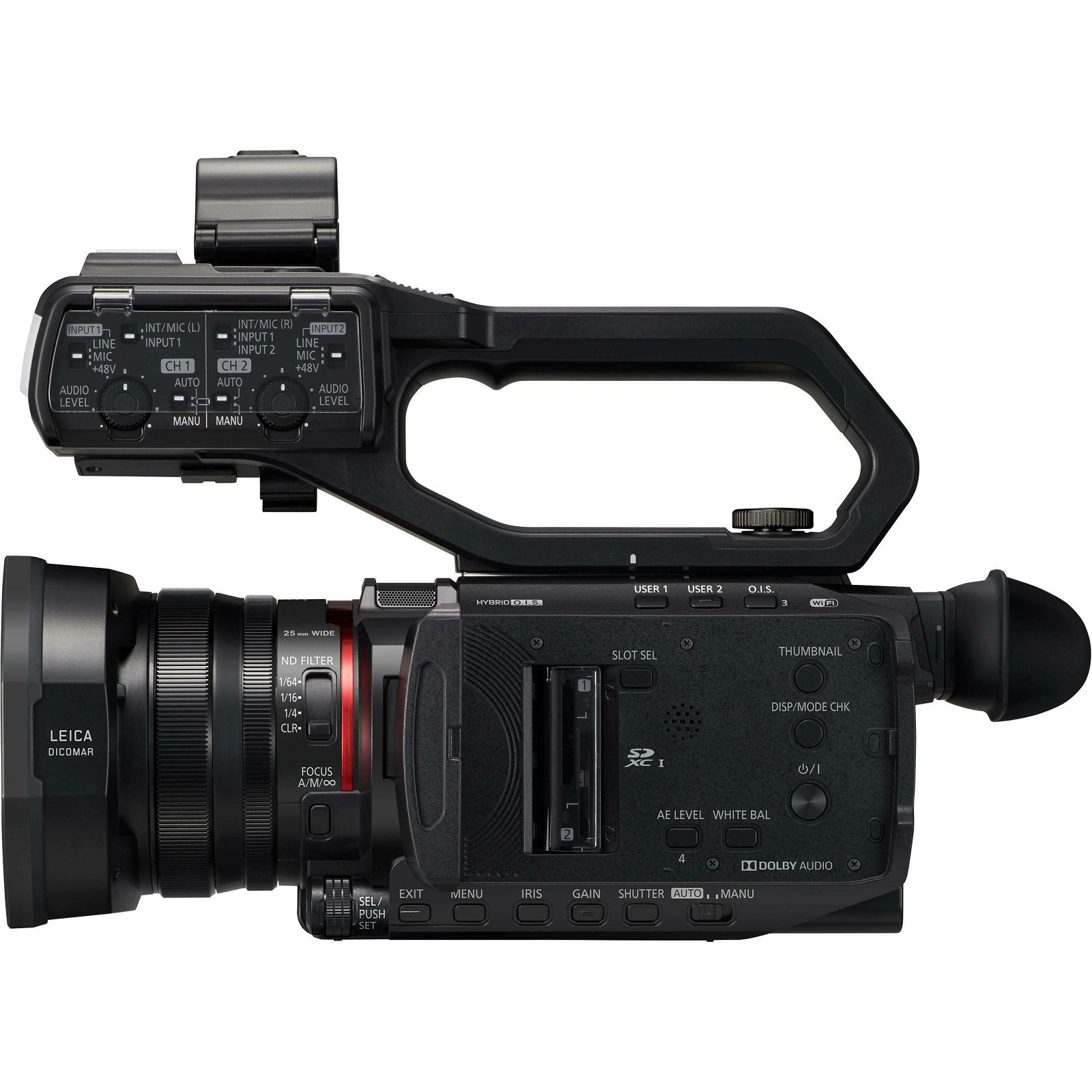 Panasonic HC-X2000E 4K 60p Camcorder Digitalna video kamera kamkorder (HC-X2000E)