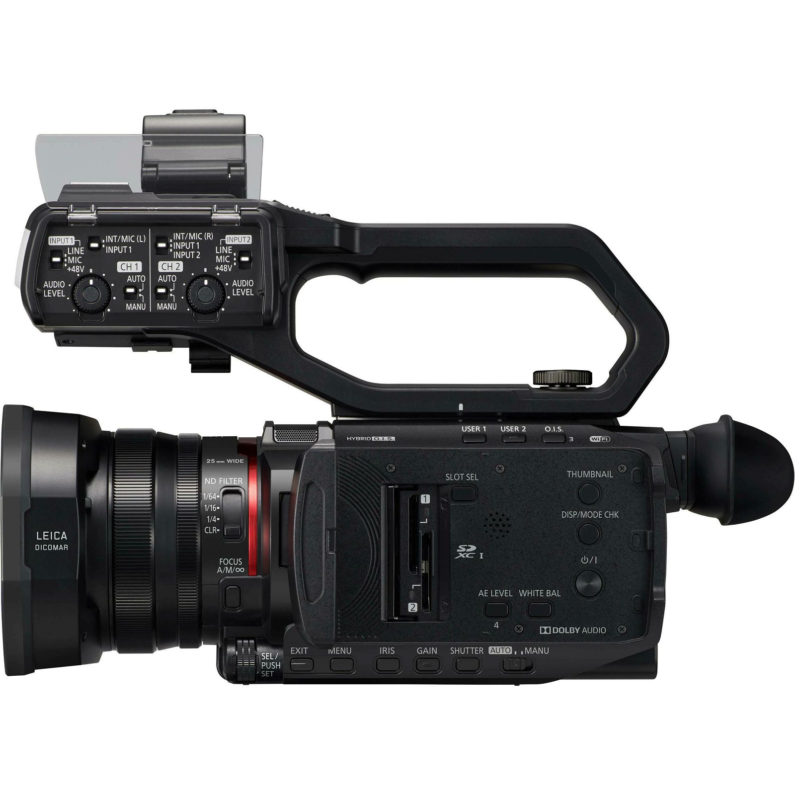 Panasonic HC-X2000E 4K 60p Camcorder Digitalna video kamera kamkorder (HC-X2000E)